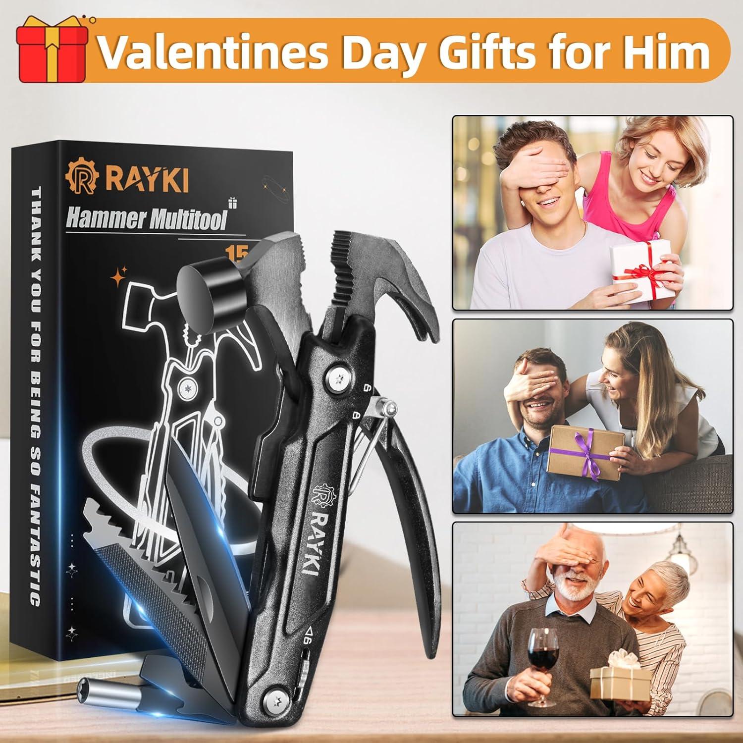 Martillo Multiherramienta 15 en 1 Rayki con Caja Regalo