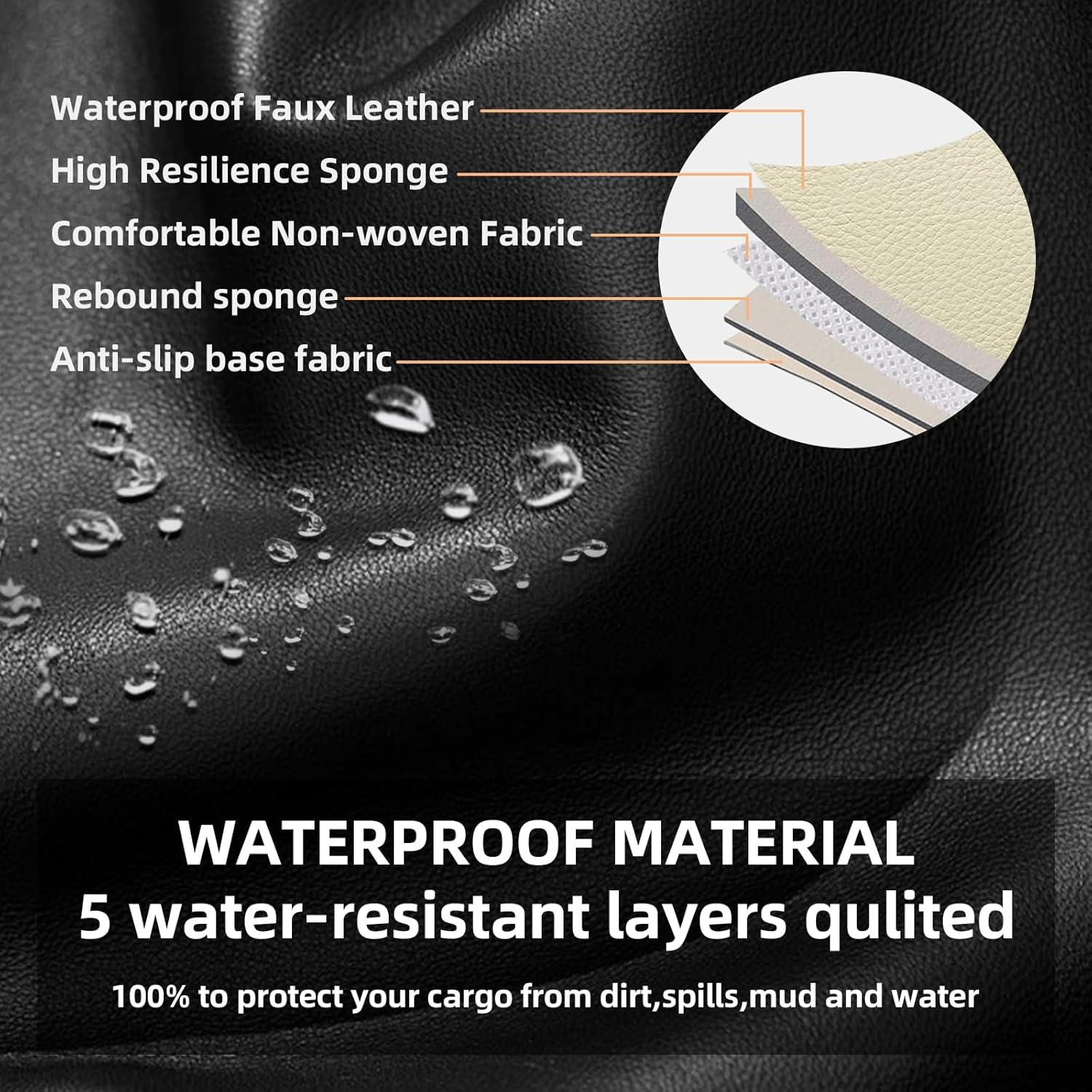 Funda de Asientos AOMSAZTO para Jeep Wrangler YJ 1987-1990 Negro