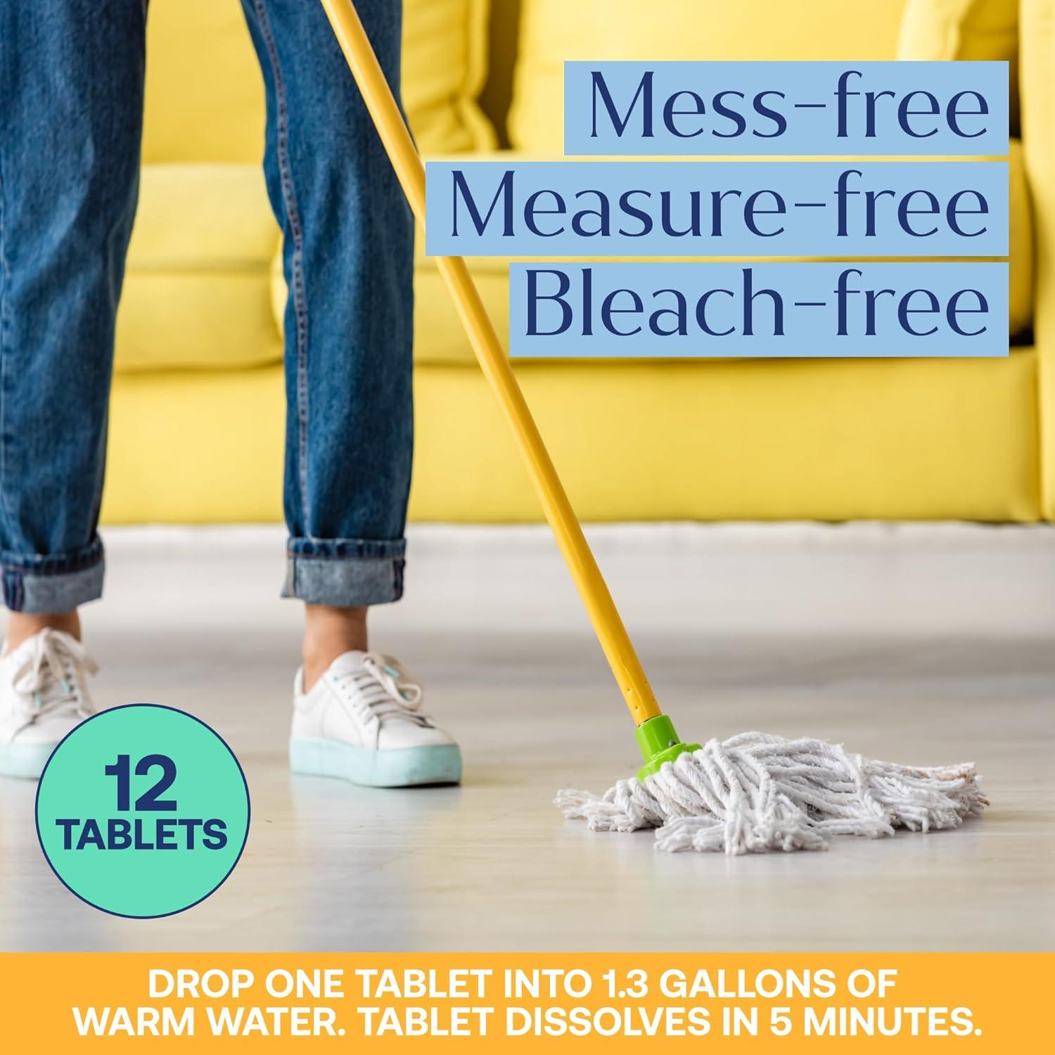 Tabletas Limpiadoras de Suelos Duro FabTab - 12 Unidades Ecológicas