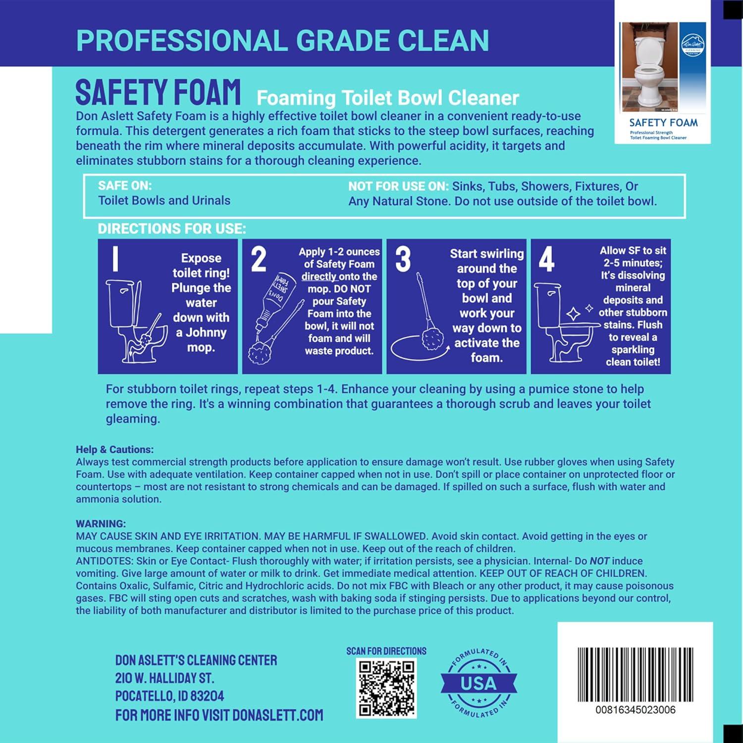 Conjunto de Limpieza Don Aslett: Johnny Mop y Espuma 946 ml