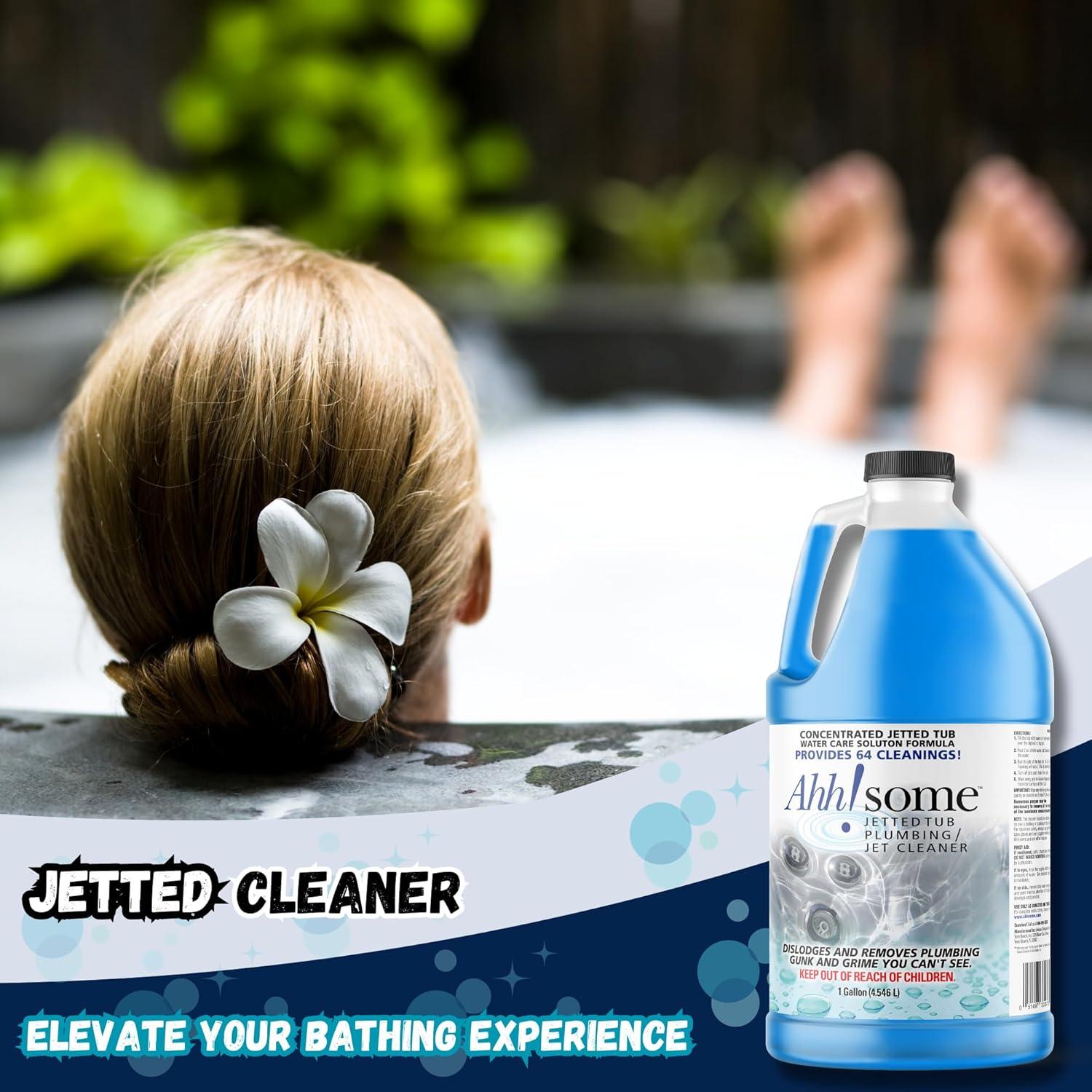 Limpiador de Baños Hidromasaje AhhSome 1 Galón 64 Limpiezas