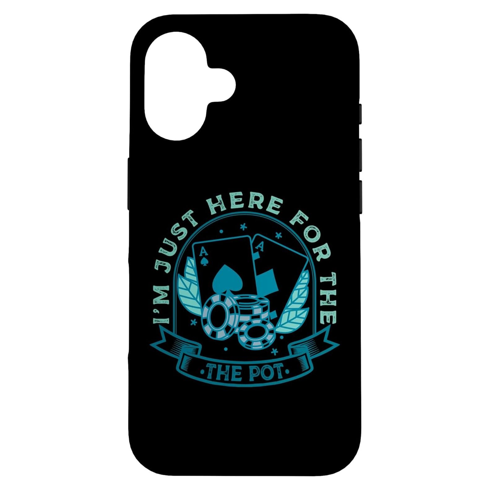 Funda Protectora iPhone 16 Poker Crupier Diseño Divertido