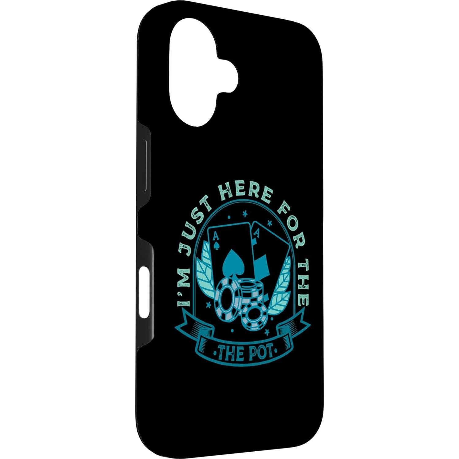 Funda Protectora iPhone 16 Poker Crupier Diseño Divertido