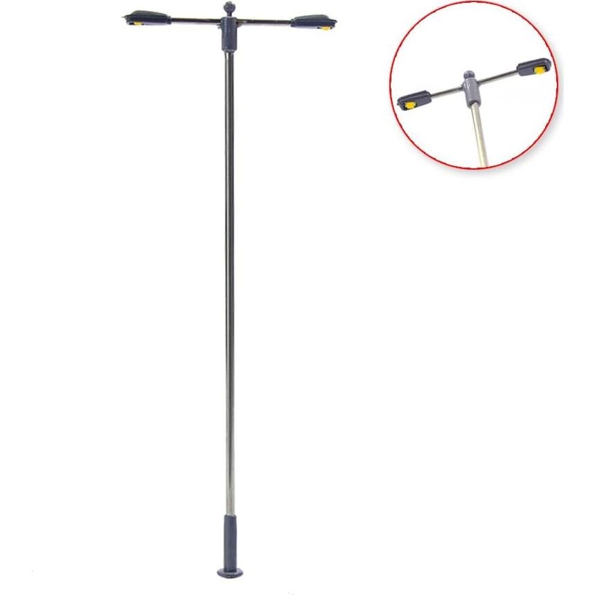 Poste de Luz de Ferrocarril Evemodel LQS12 10pcs LEDs Blancos