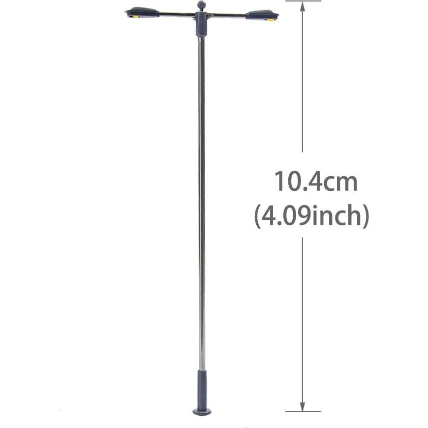 Poste de Luz de Ferrocarril Evemodel LQS12 10pcs LEDs Blancos