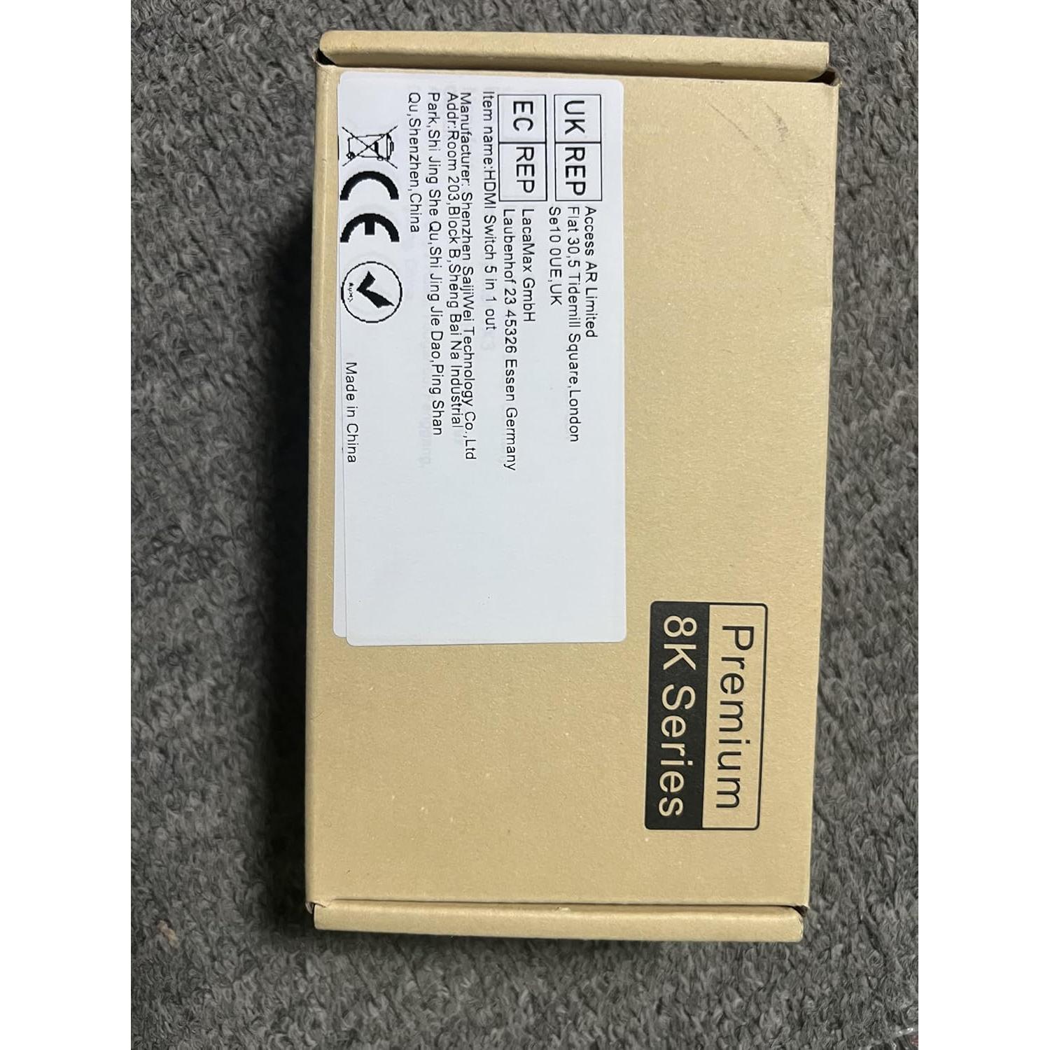 Interruptor HDMI 2.1 5 en 1 BolAAzuL H2151 8K 4K 120Hz