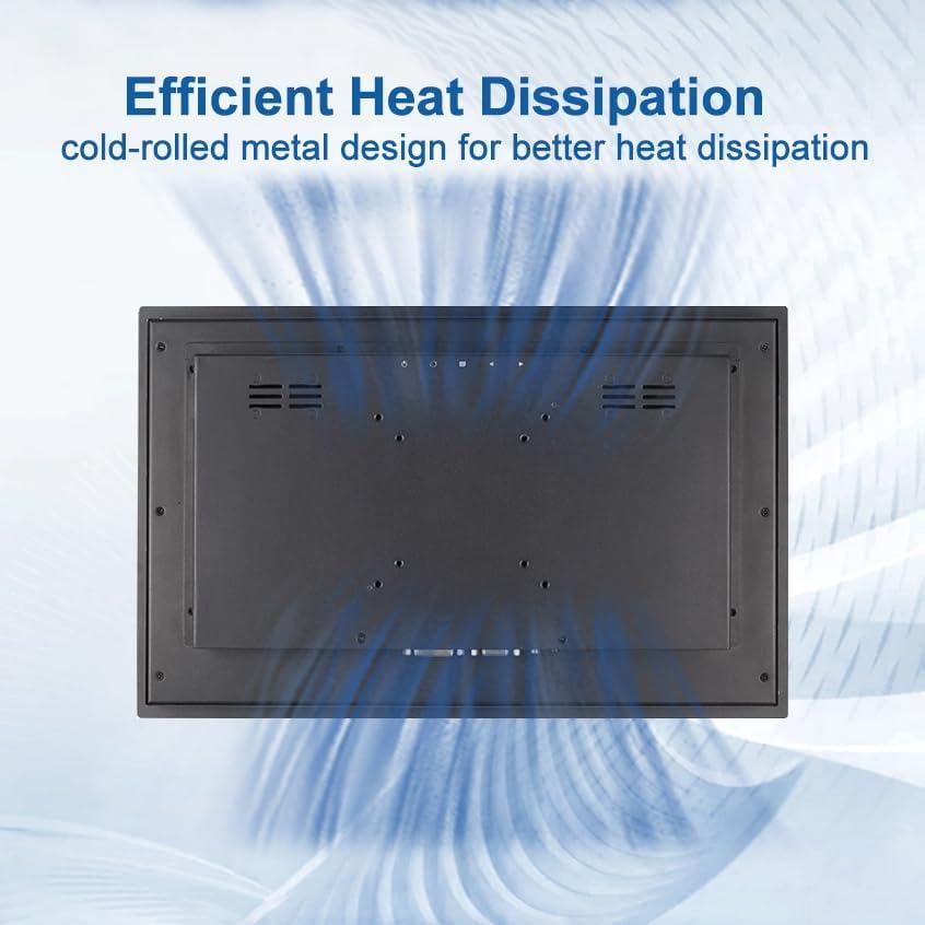 Monitor Táctil Industrial 15.6" Shsuert 1000 Nits HDMI VGA