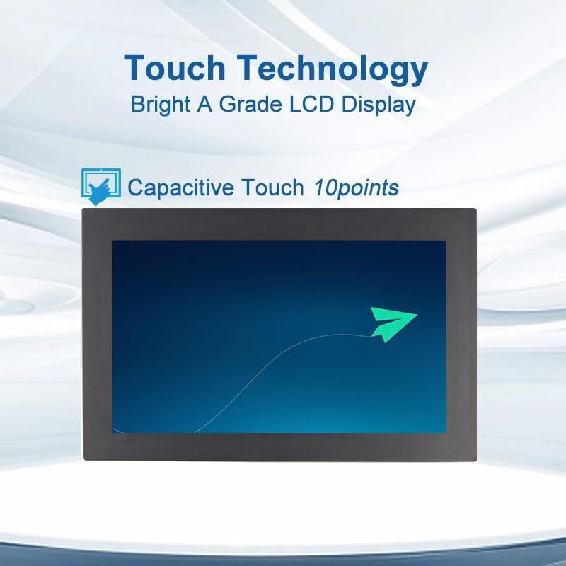 Monitor Táctil Industrial 15.6" Shsuert 1000 Nits HDMI VGA