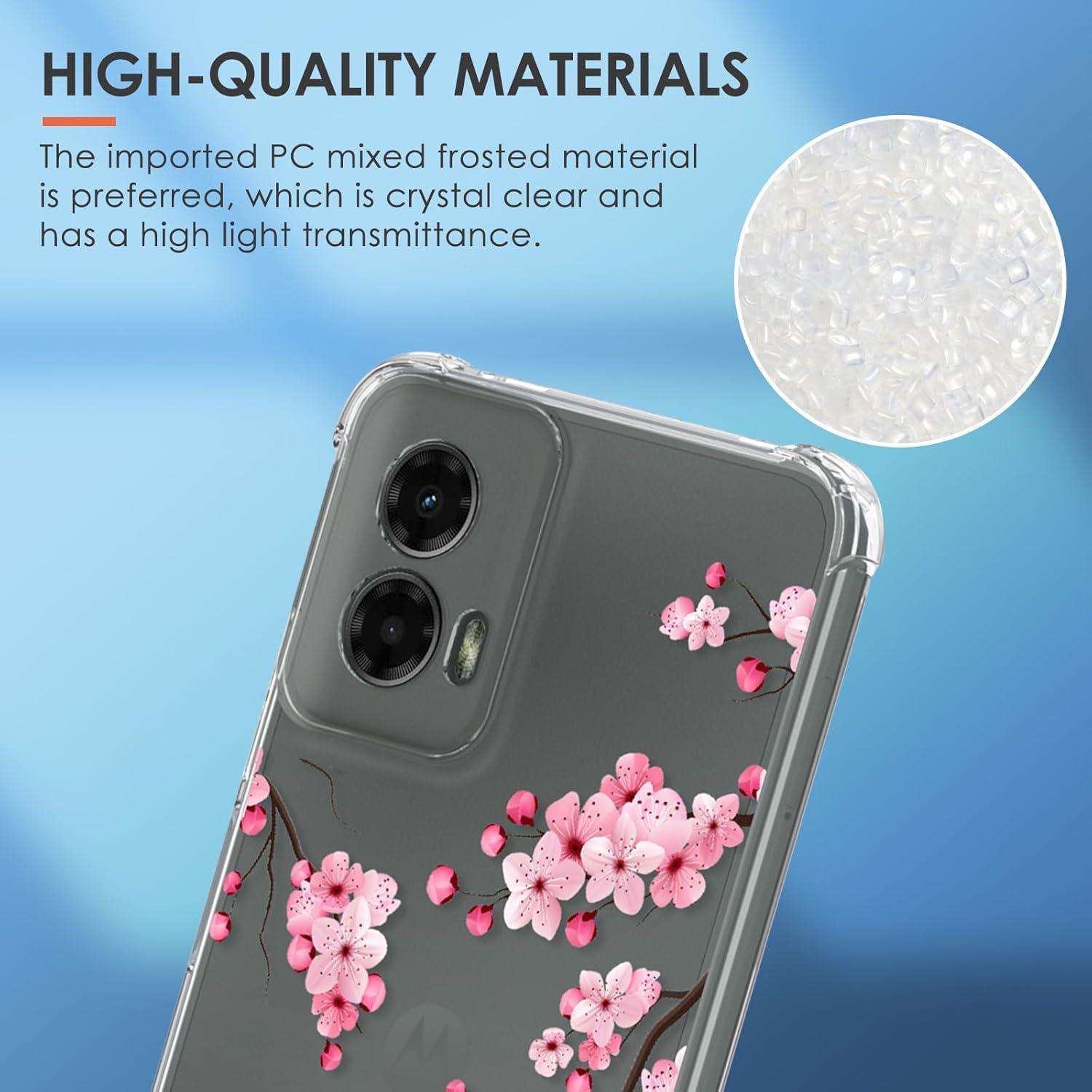 Funda TPU Flexible Buleens para Moto G 5G 2024 - Floral