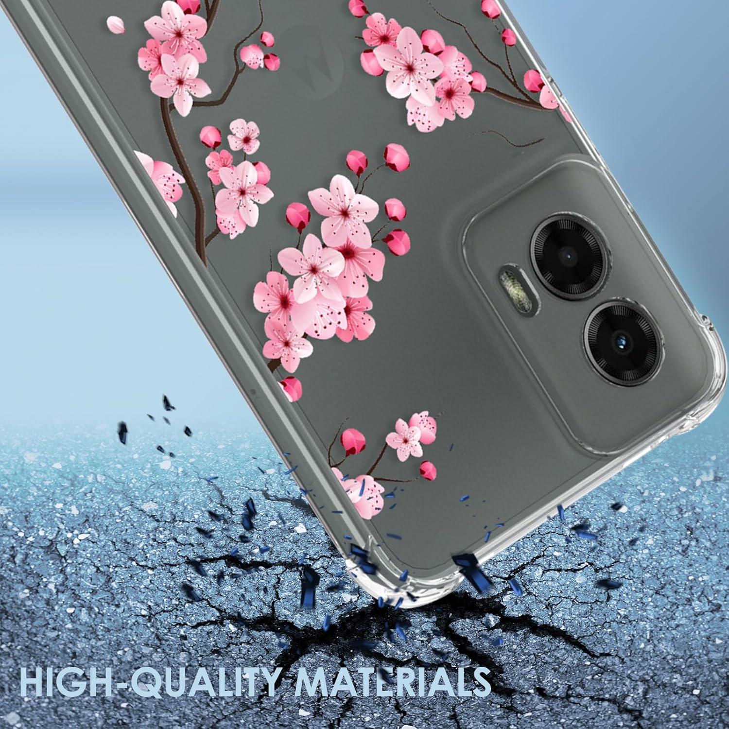 Funda TPU Flexible Buleens para Moto G 5G 2024 - Floral