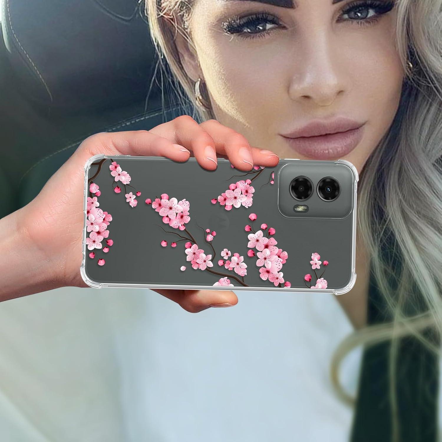 Funda TPU Flexible Buleens para Moto G 5G 2024 - Floral