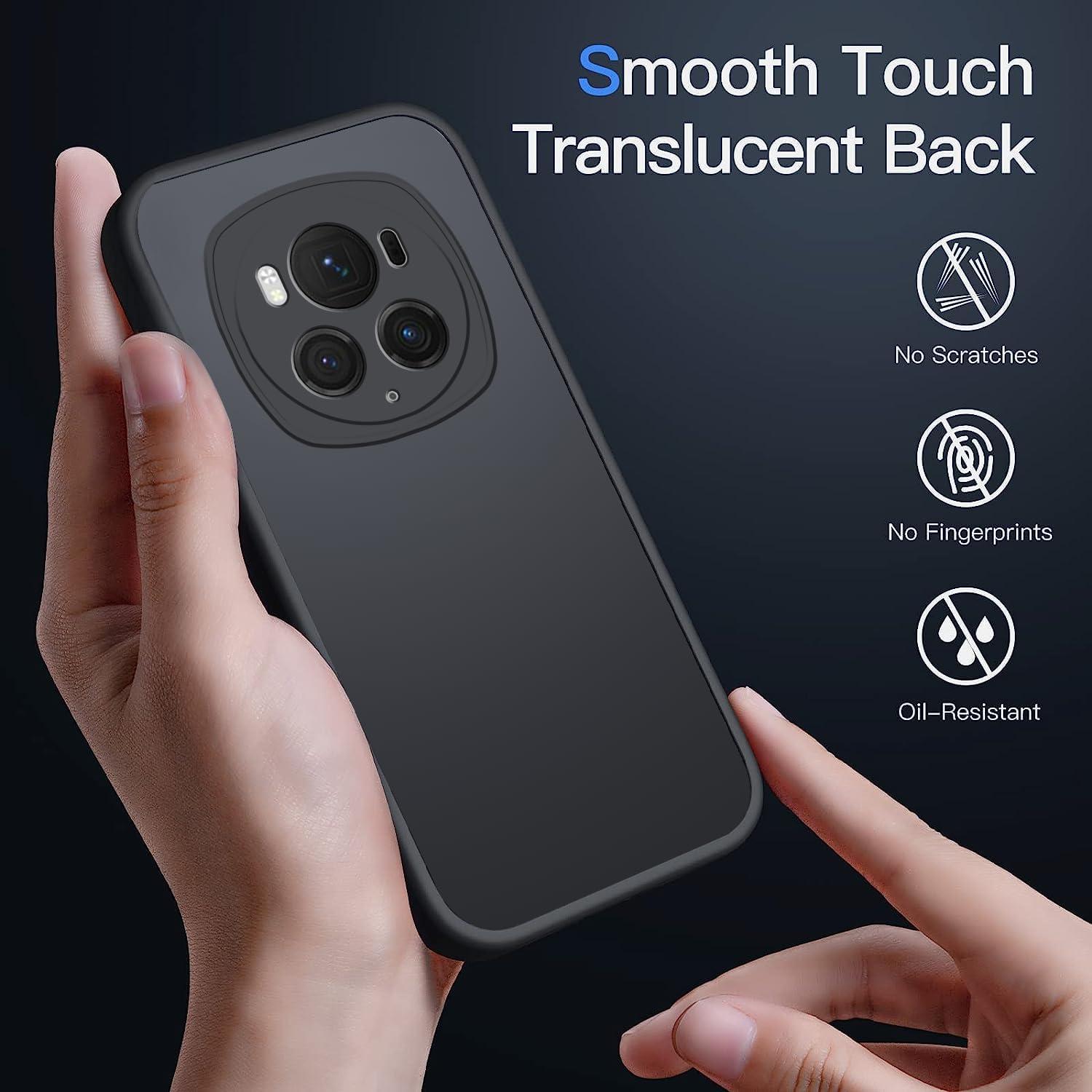 Funda TPU Honor Magic 6 Pro Translúcida Mate Negra