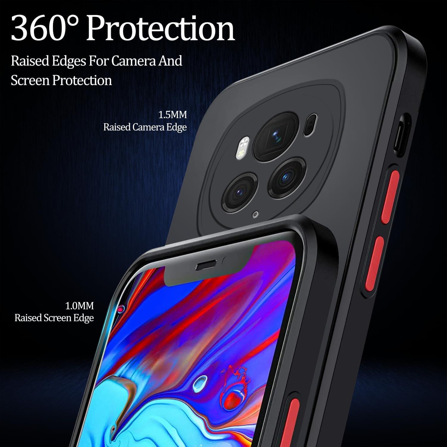 Funda TPU Honor Magic 6 Pro Translúcida Mate Negra