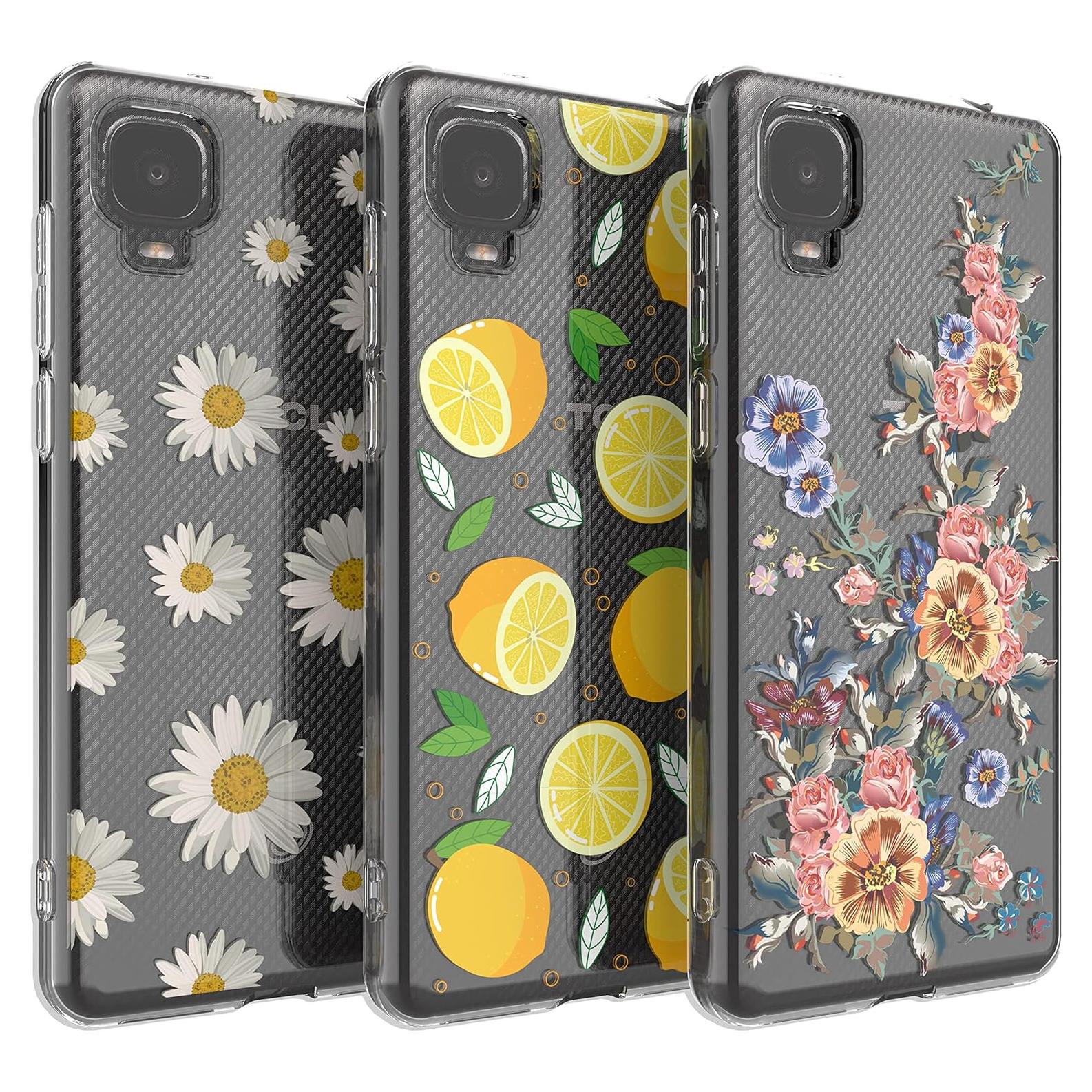 Funda Gel TPU Claro Alcatel TCL A3 A509DL y TCL A30 3 Unidades