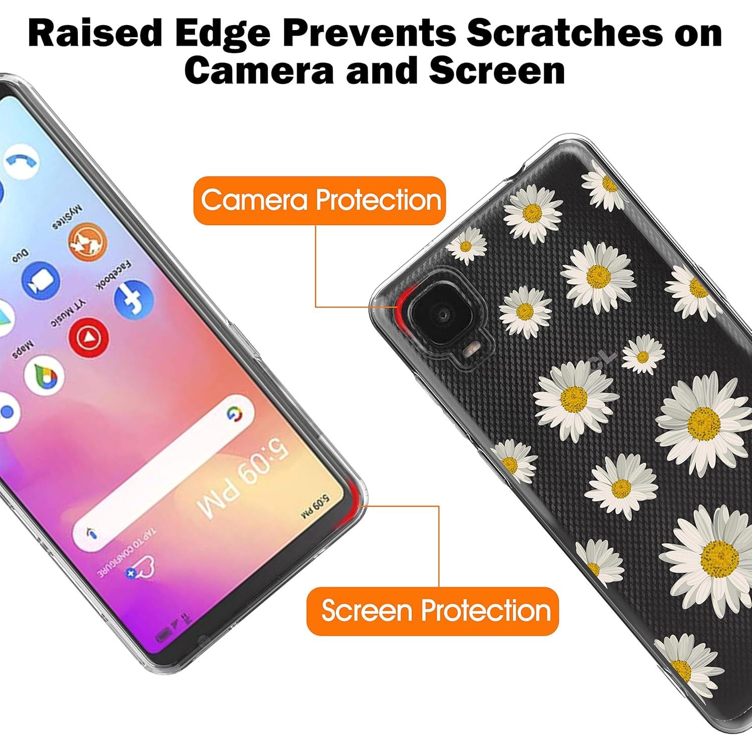 Funda Gel TPU Claro Alcatel TCL A3 A509DL y TCL A30 3 Unidades