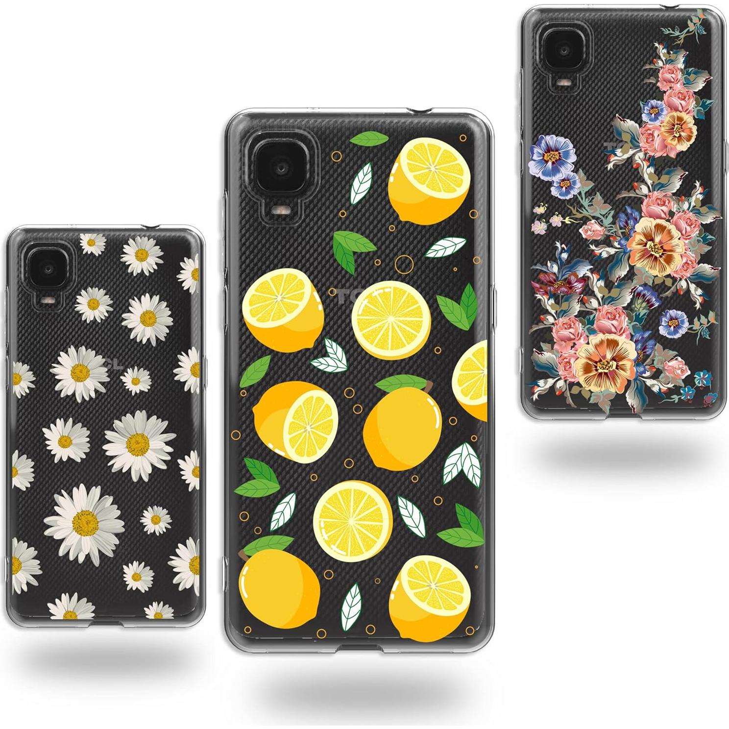 Funda Gel TPU Claro Alcatel TCL A3 A509DL y TCL A30 3 Unidades