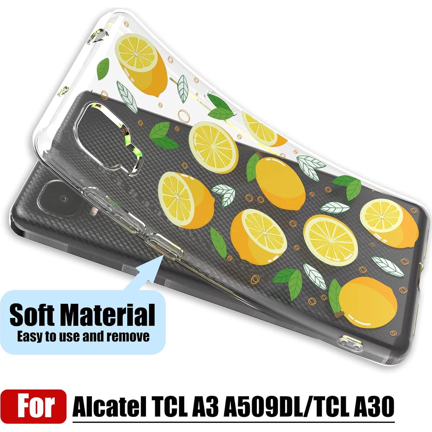 Funda Gel TPU Claro Alcatel TCL A3 A509DL y TCL A30 3 Unidades