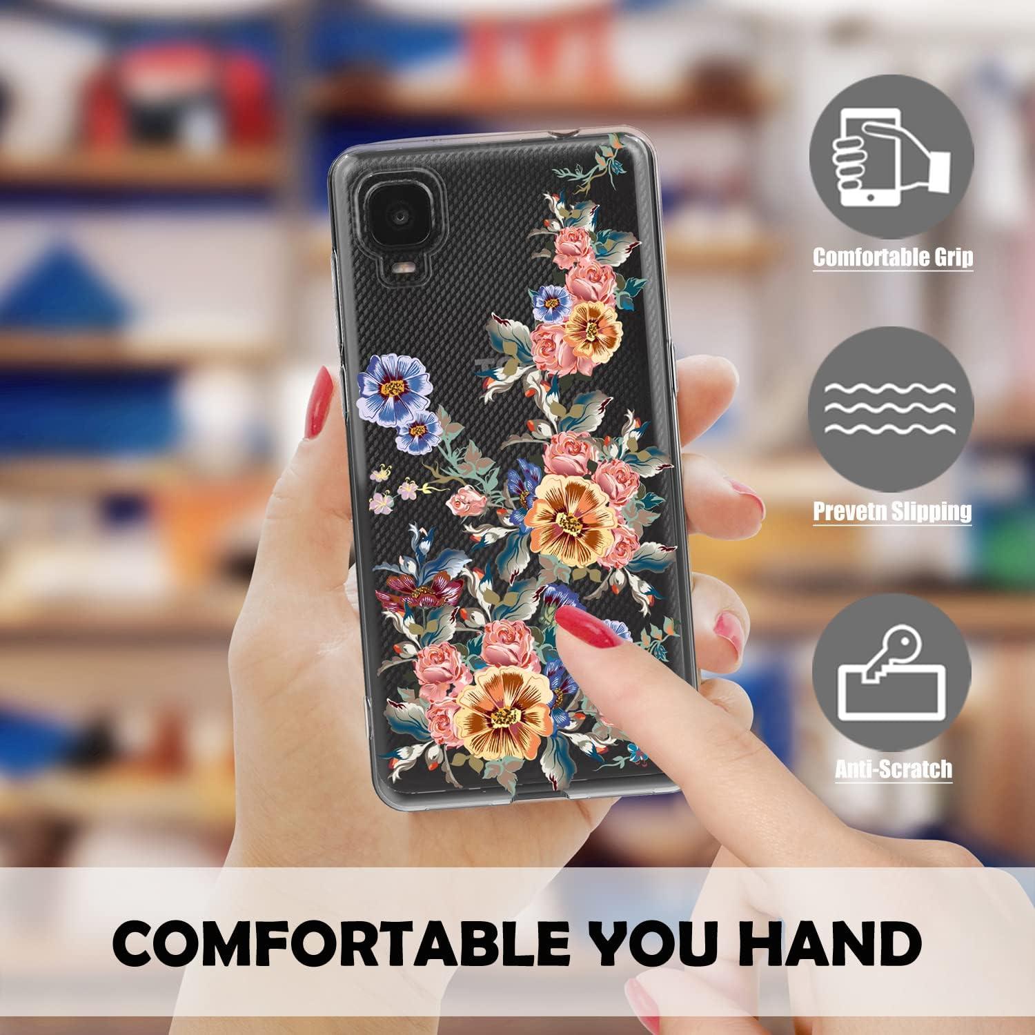 Funda Gel TPU Claro Alcatel TCL A3 A509DL y TCL A30 3 Unidades