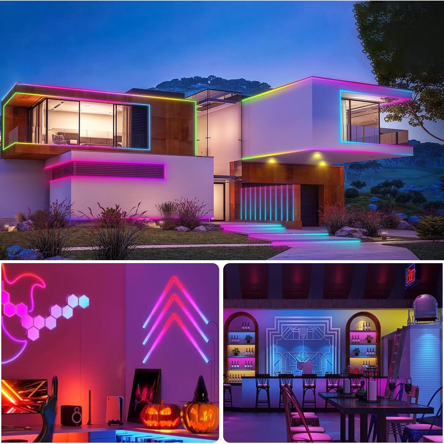 Tira LED Neon RGB WS2812B 3m IP67 Control APP Flexible