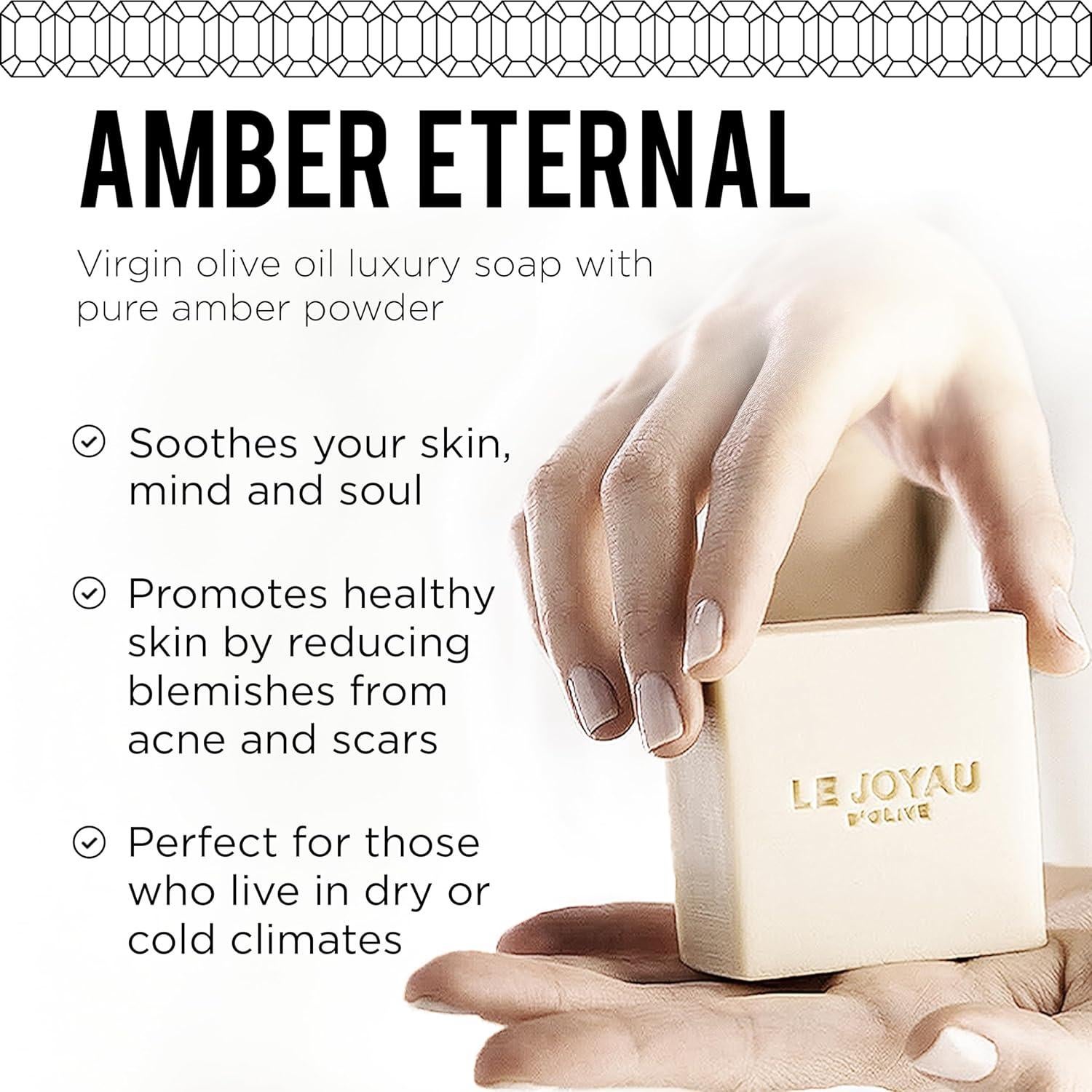 Jabón Natural Sin Perfume LE JOYAU D'OLIVE 100% Natural 109g