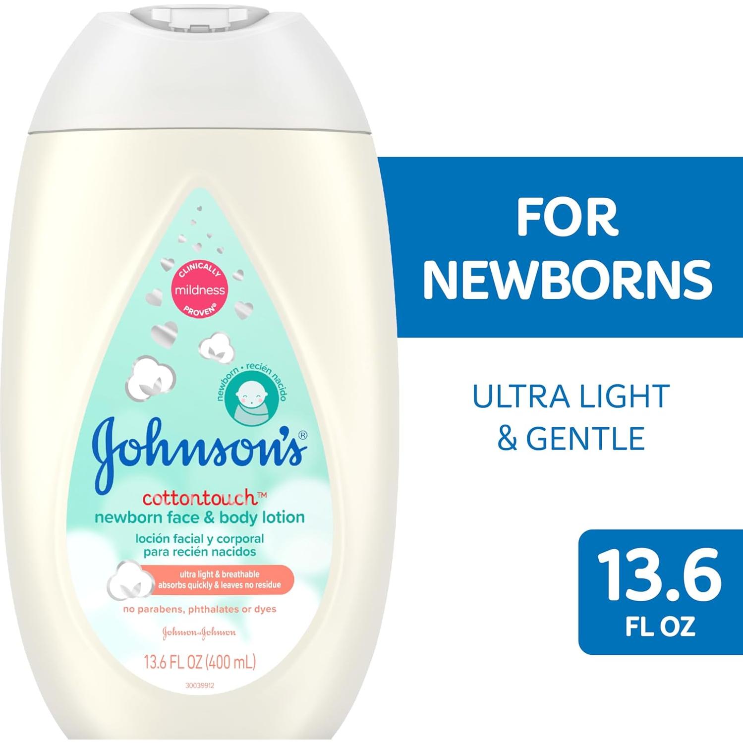 Loción Hidratante para Bebé Johnson's CottonTouch 403.6 ml
