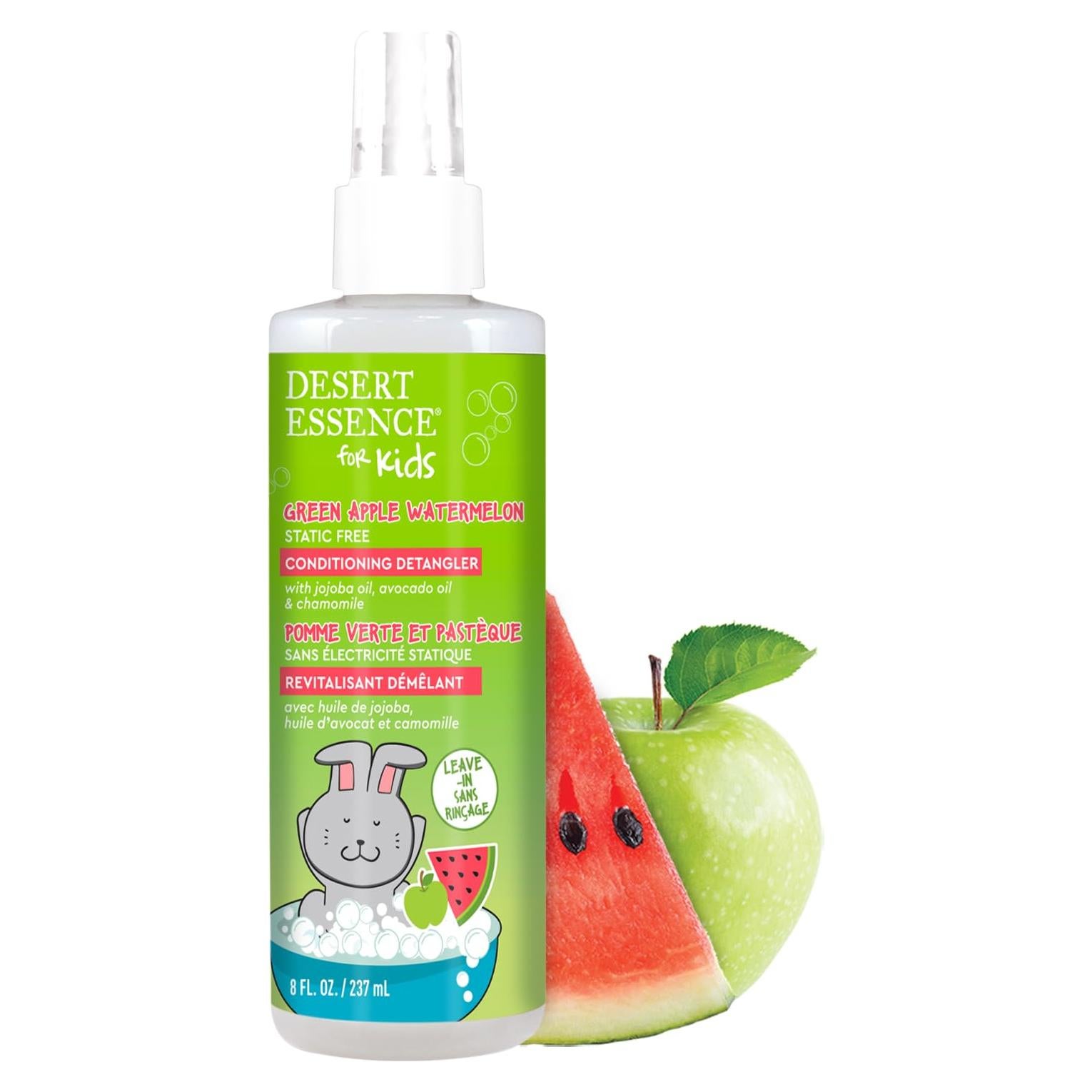 Acondicionador Desenredante Vegano Desert Essence Kids 236 ml - Sin Gluten, Suave