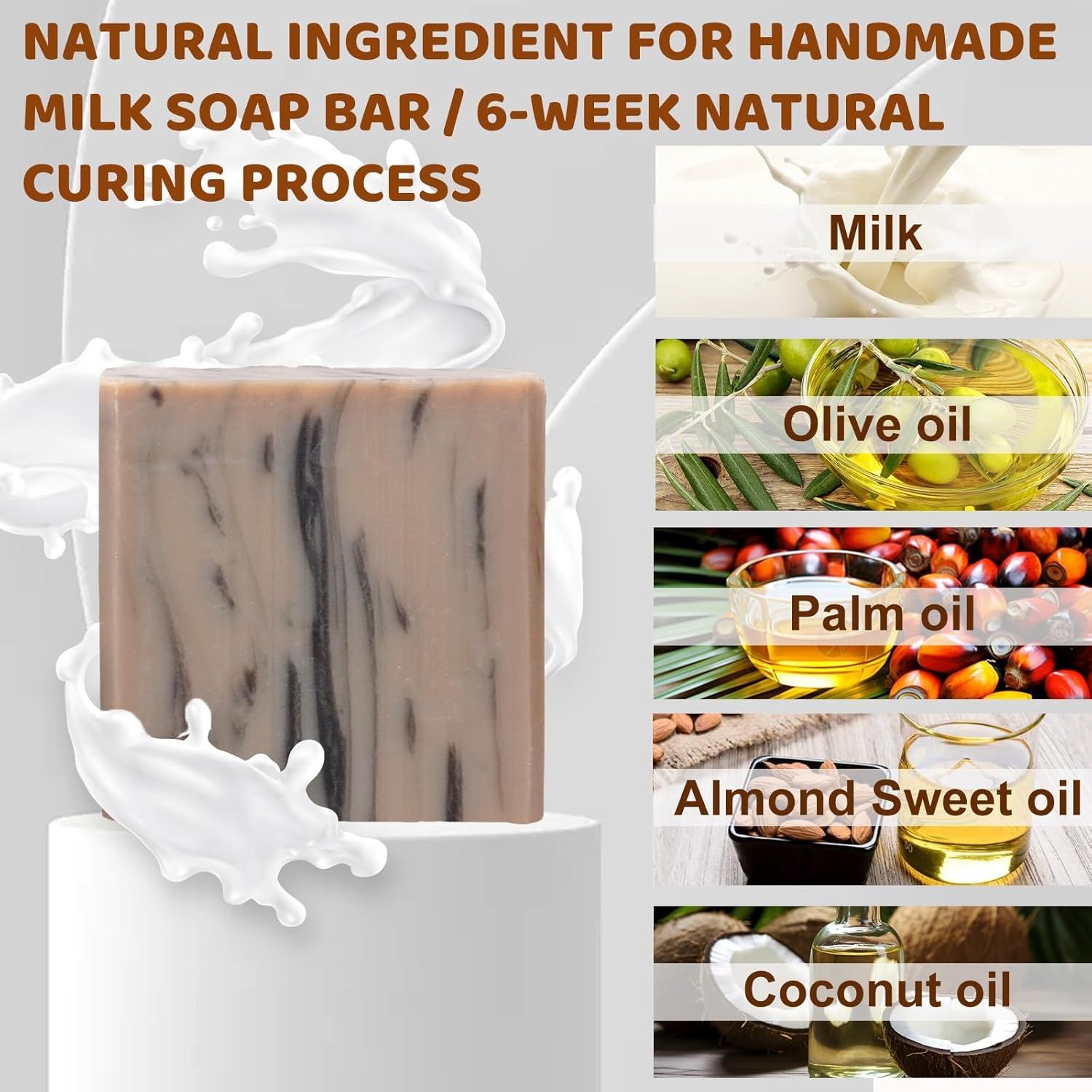 Jabón de Leche Natural MR.A - Hidratante para Cara y Cuerpo