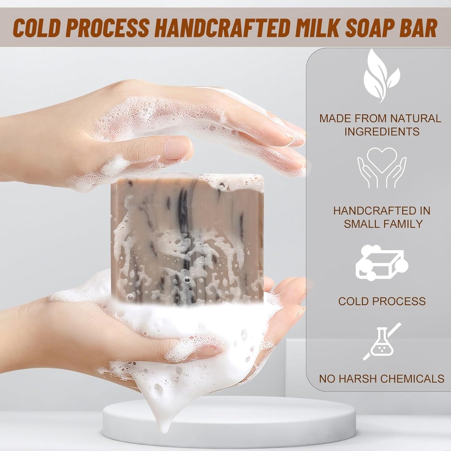 Jabón de Leche Natural MR.A - Hidratante para Cara y Cuerpo