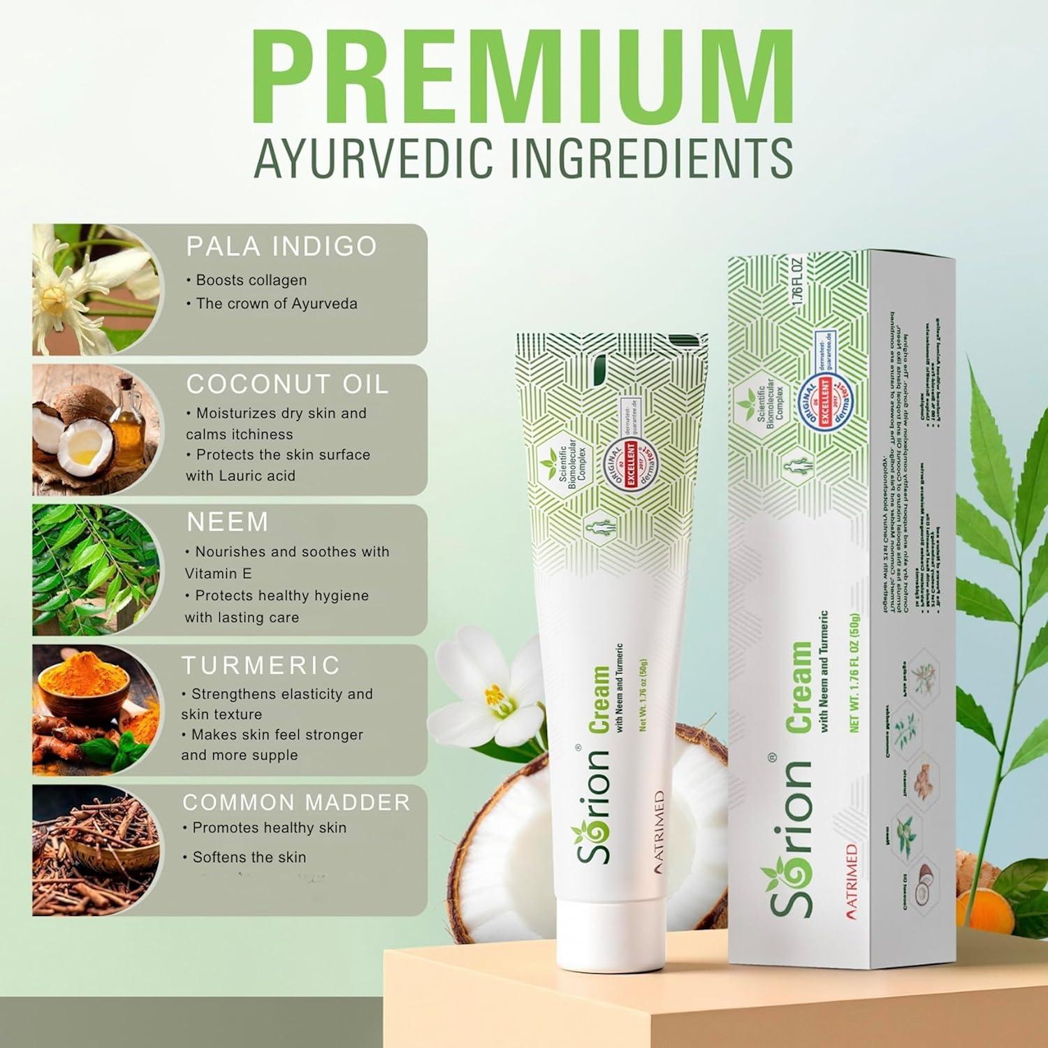 Crema Sorion Hidratante Herbal 51g - Piel Seca y Picazón