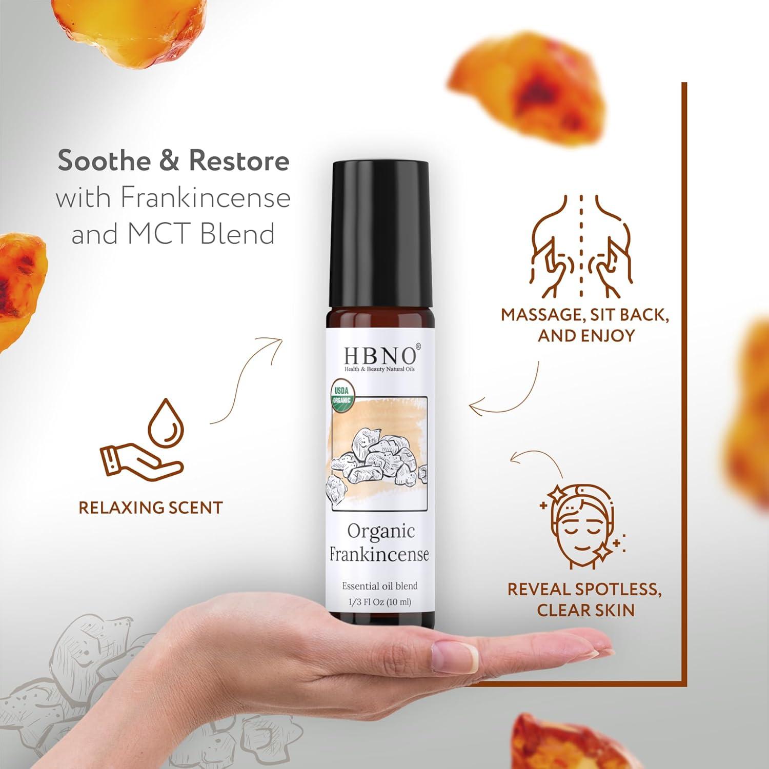 Aceite Esencial de Incienso Orgánico HBNO Roll-On 10 ml