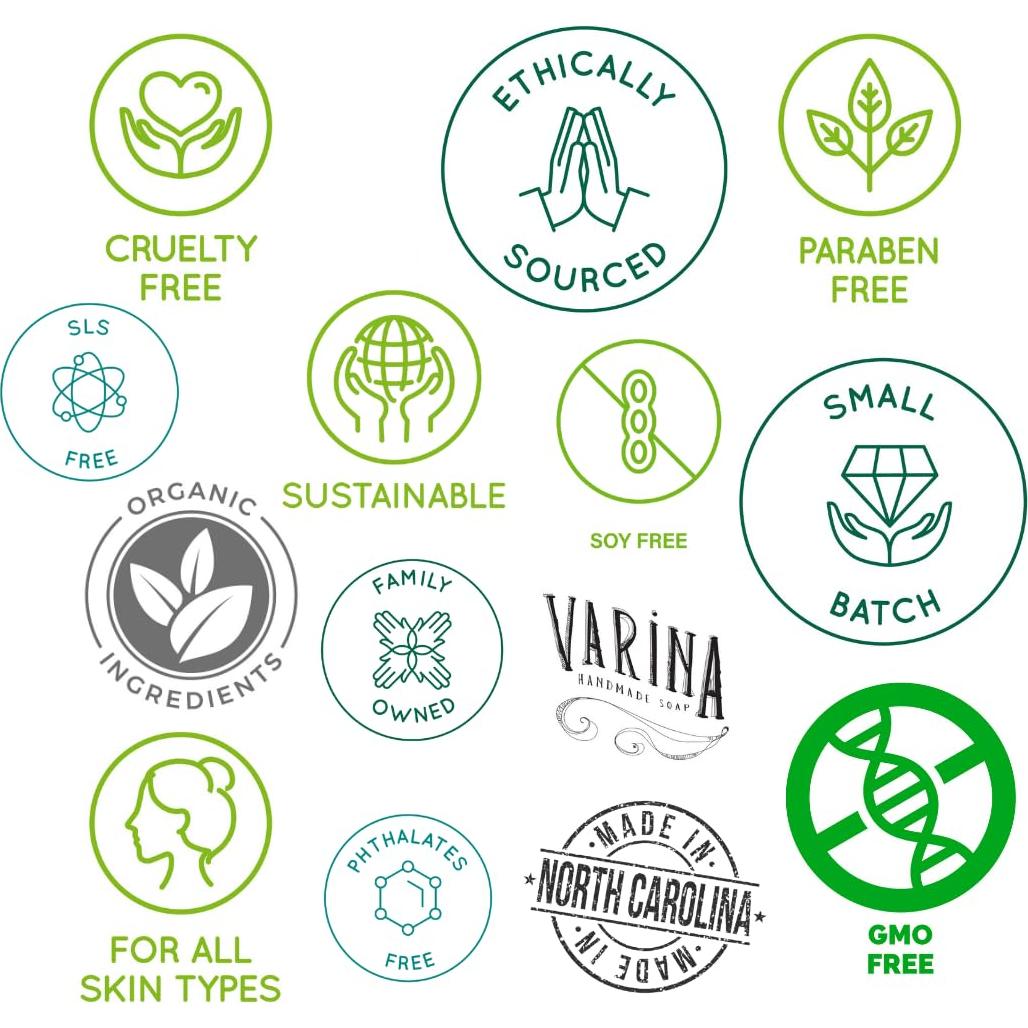 Jabón de Barra Varina Pachulí Naranja Quemada - 3 Unidades 127g