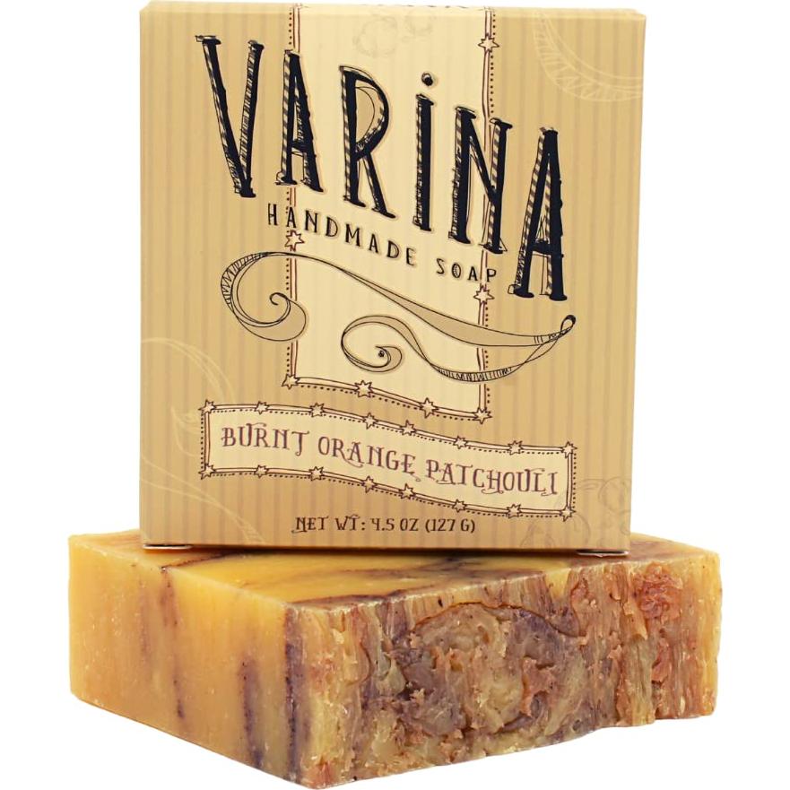 Jabón de Barra Varina Pachulí Naranja Quemada - 3 Unidades 127g