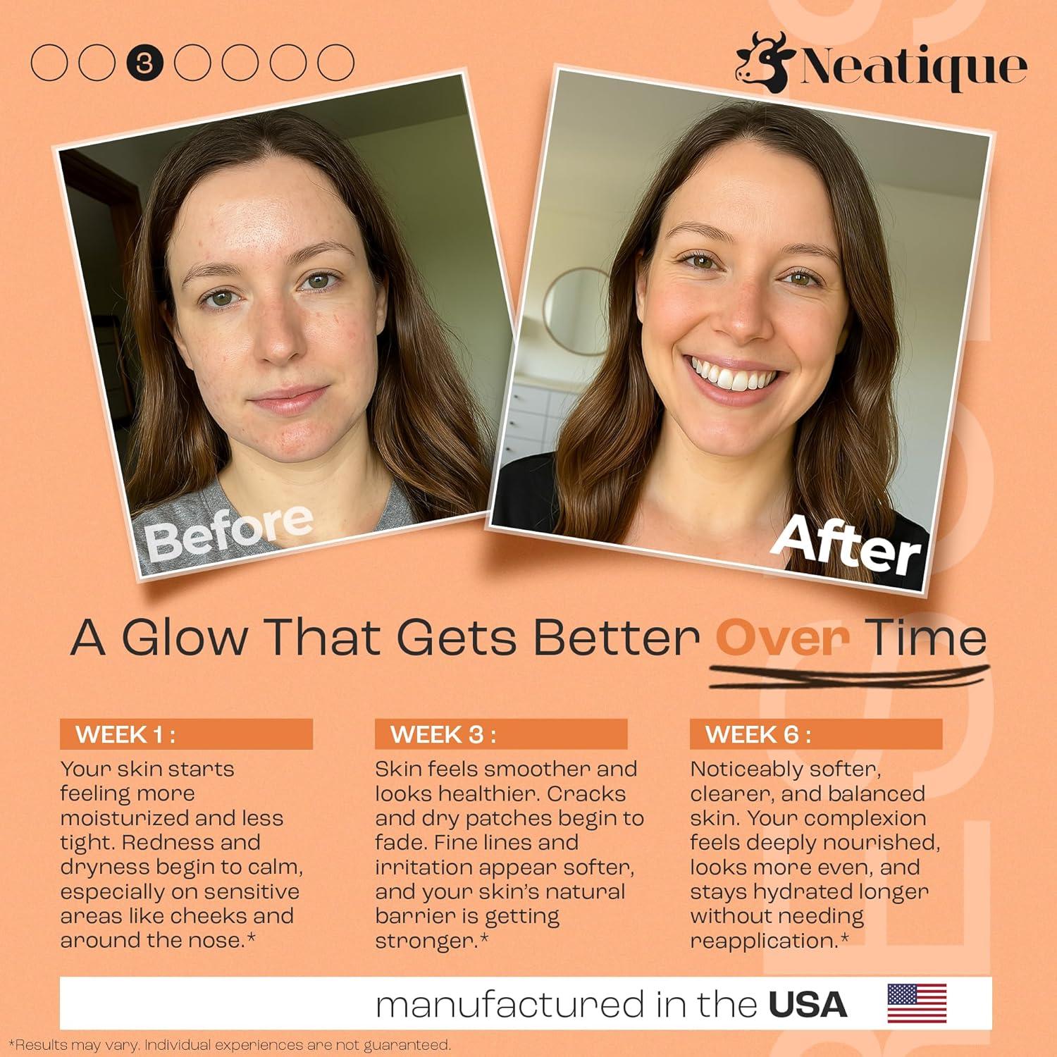 Grasa de Res Alimentada con Pasto Neatique 60.3g Hidratante Piel