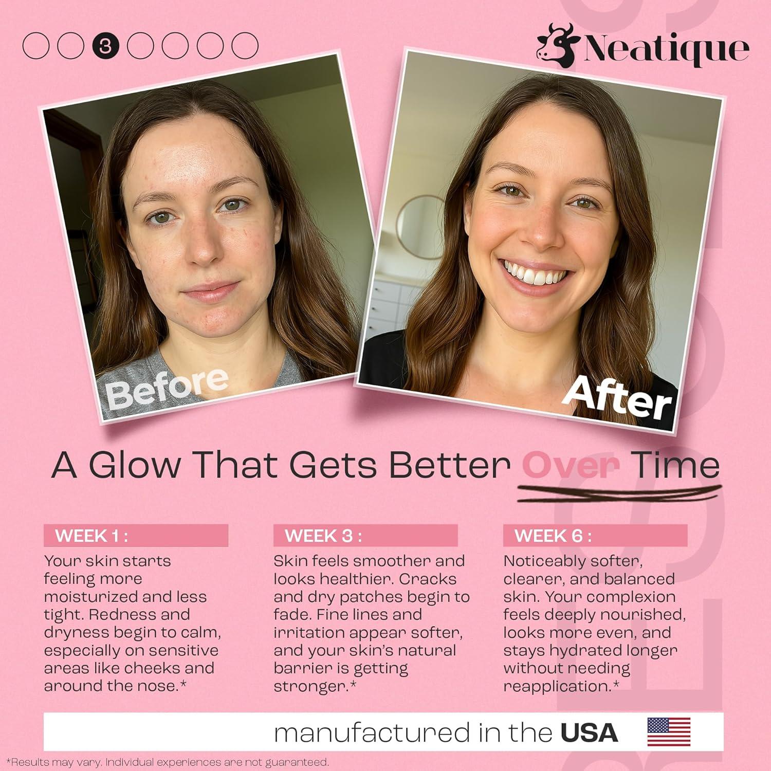 Grasa de Res Alimentada con Pasto Neatique 60.3g Hidratante Piel