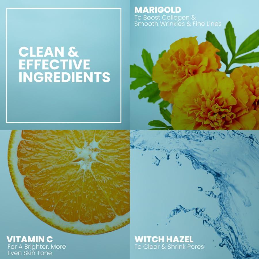 Paquete de Sueros Anti-Envejecimiento Eva Naturals - Vitamina C, Retinol y Ácido Hialurónico