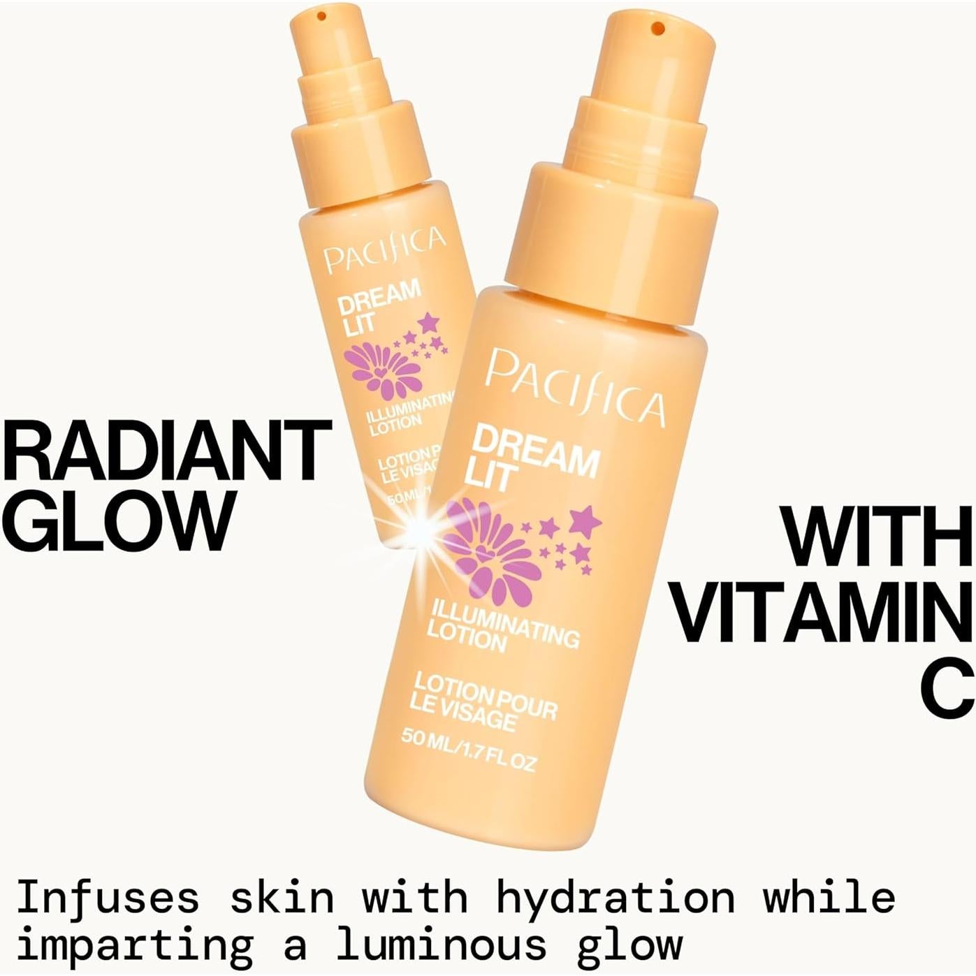 Loción Facial Iluminadora Pacifica Dreamlit 50 ml - Hidratante Vegano