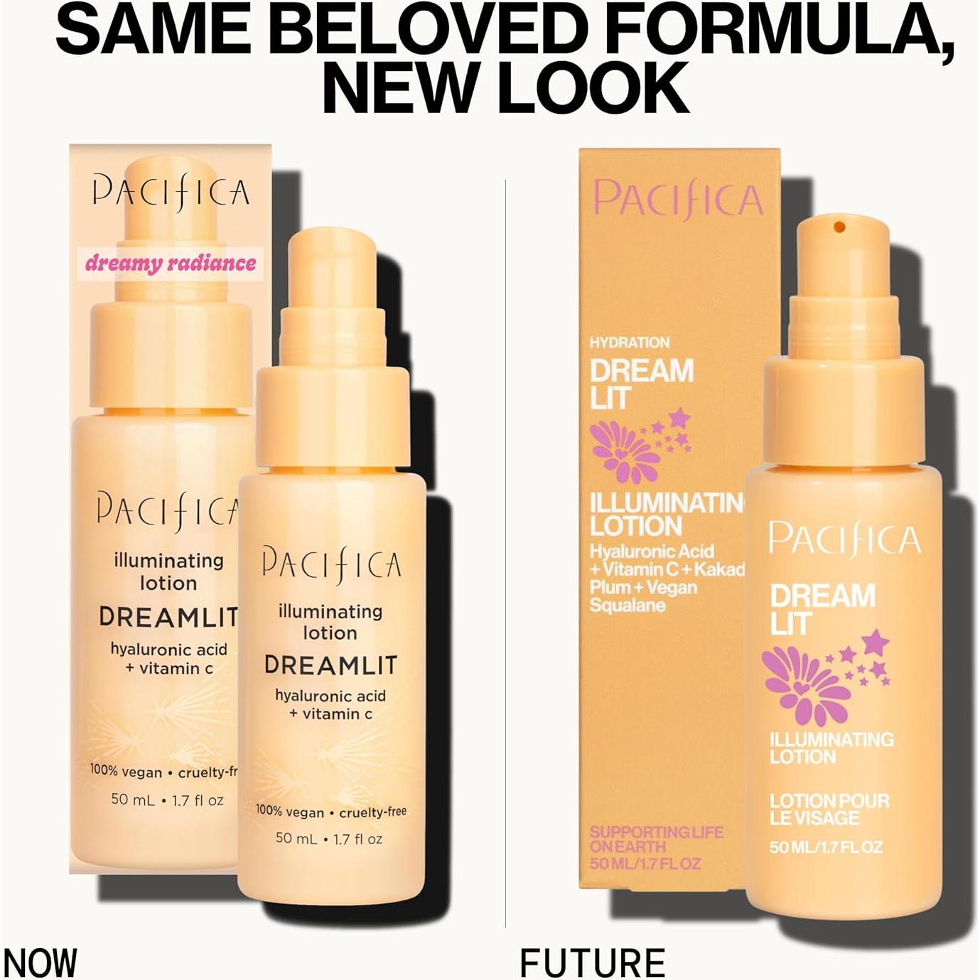 Loción Facial Iluminadora Pacifica Dreamlit 50 ml - Hidratante Vegano