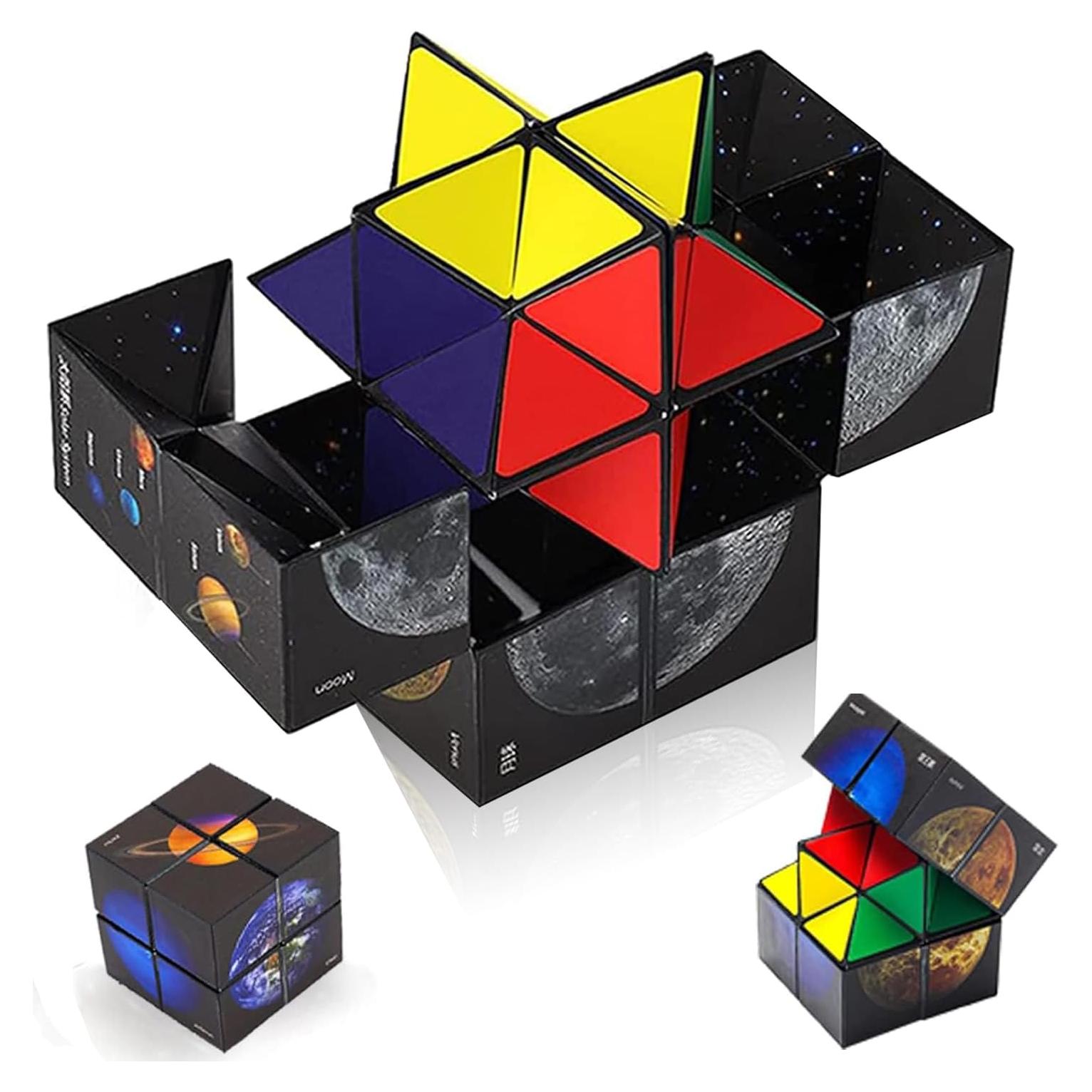 Cubo Mágico Antiestrés 2 en 1 RovzuKct para Niños