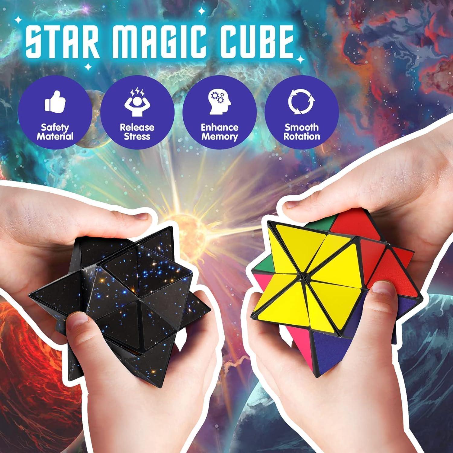 Cubo Mágico Antiestrés 2 en 1 RovzuKct para Niños