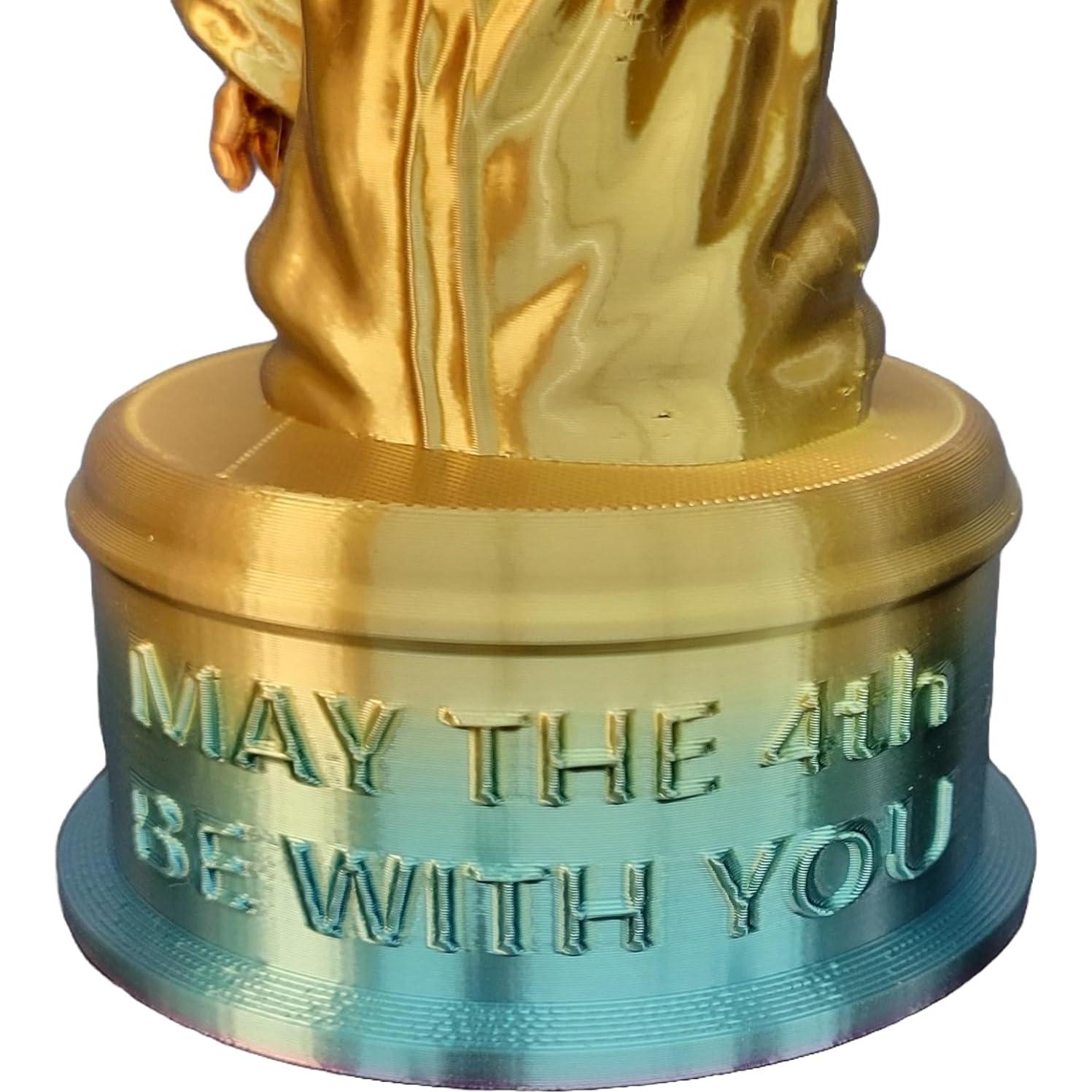 Trofeo Znet3D Baby Yoda Grogu 11.43 cm Multicolor - Regalo Ideal