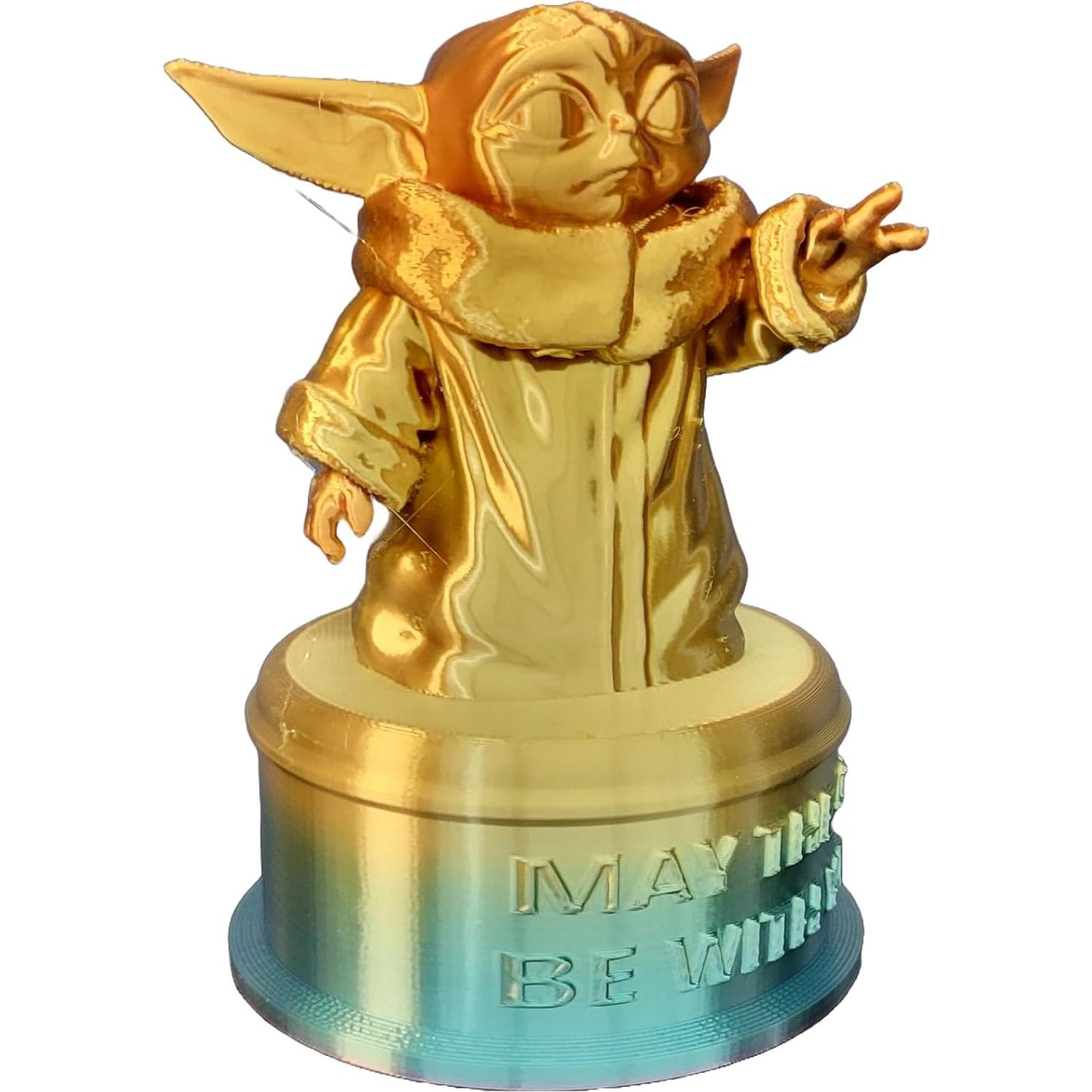 Trofeo Znet3D Baby Yoda Grogu 11.43 cm Multicolor - Regalo Ideal