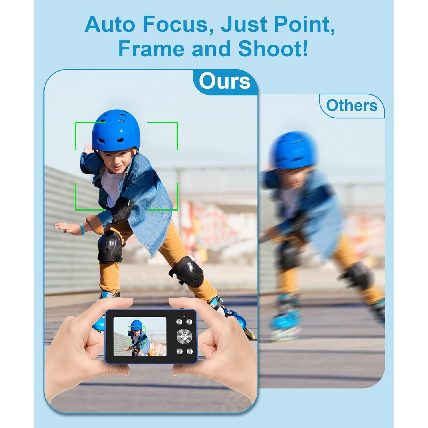 Cámara Digital VITALUXE F1 4K 13MP Zoom 16x para Niños