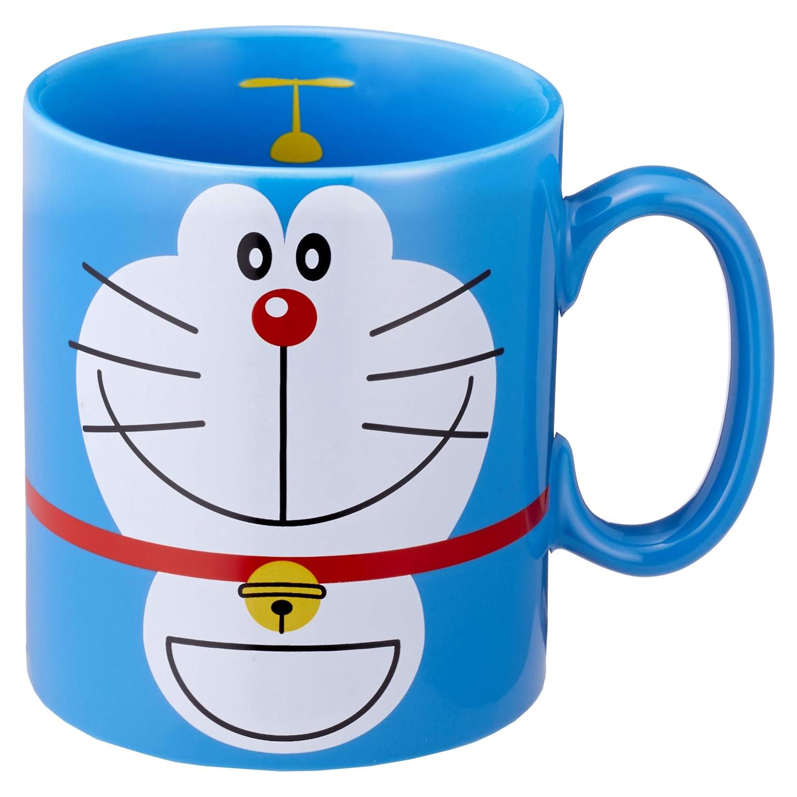Taza Grande Doraemon Kaneshotouki 500ml Azul Cerámica