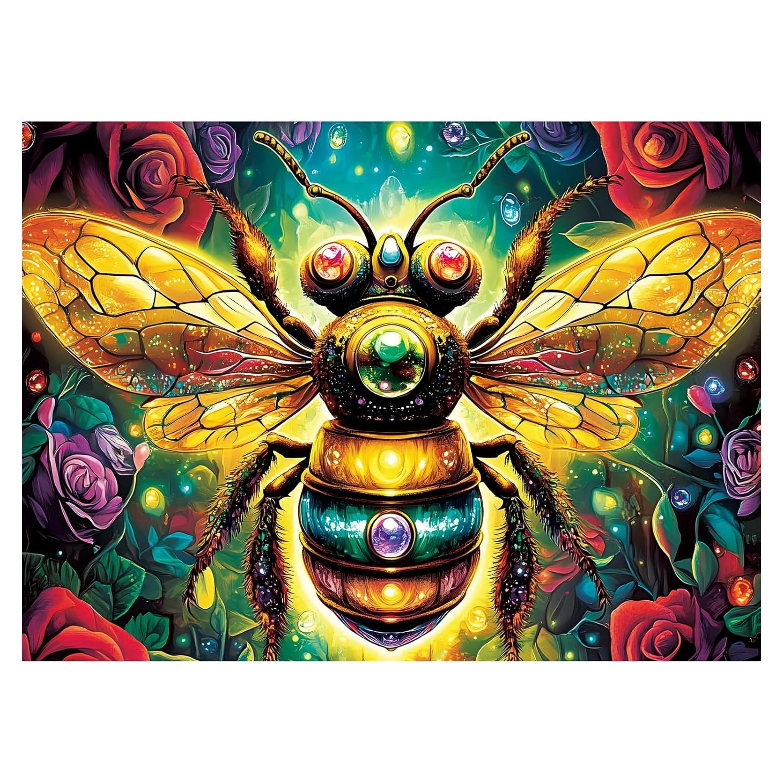 Rompecabezas de 300 Piezas Abeja DAGIRT 52.1x38.1cm Cartón Reciclado