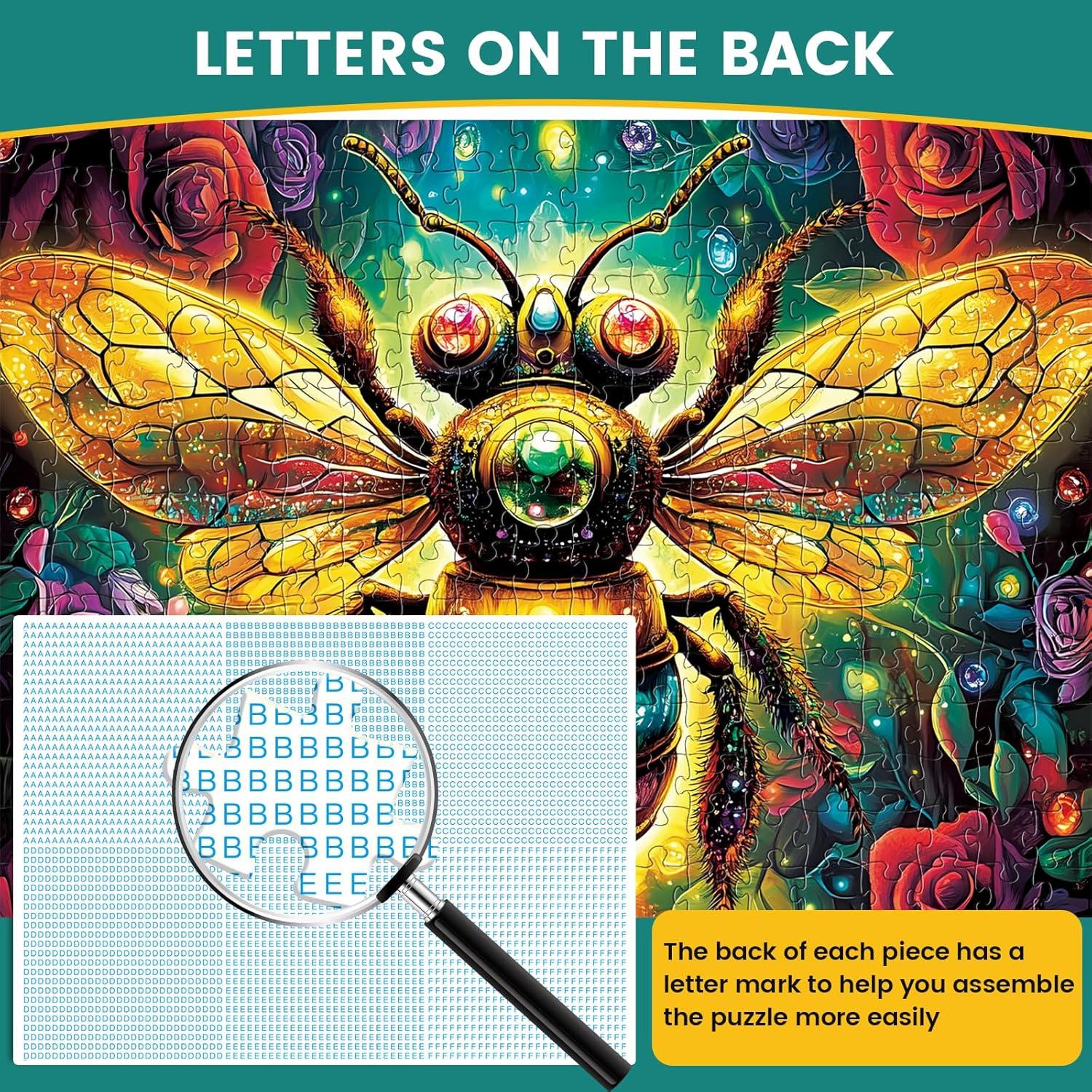 Rompecabezas de 300 Piezas Abeja DAGIRT 52.1x38.1cm Cartón Reciclado