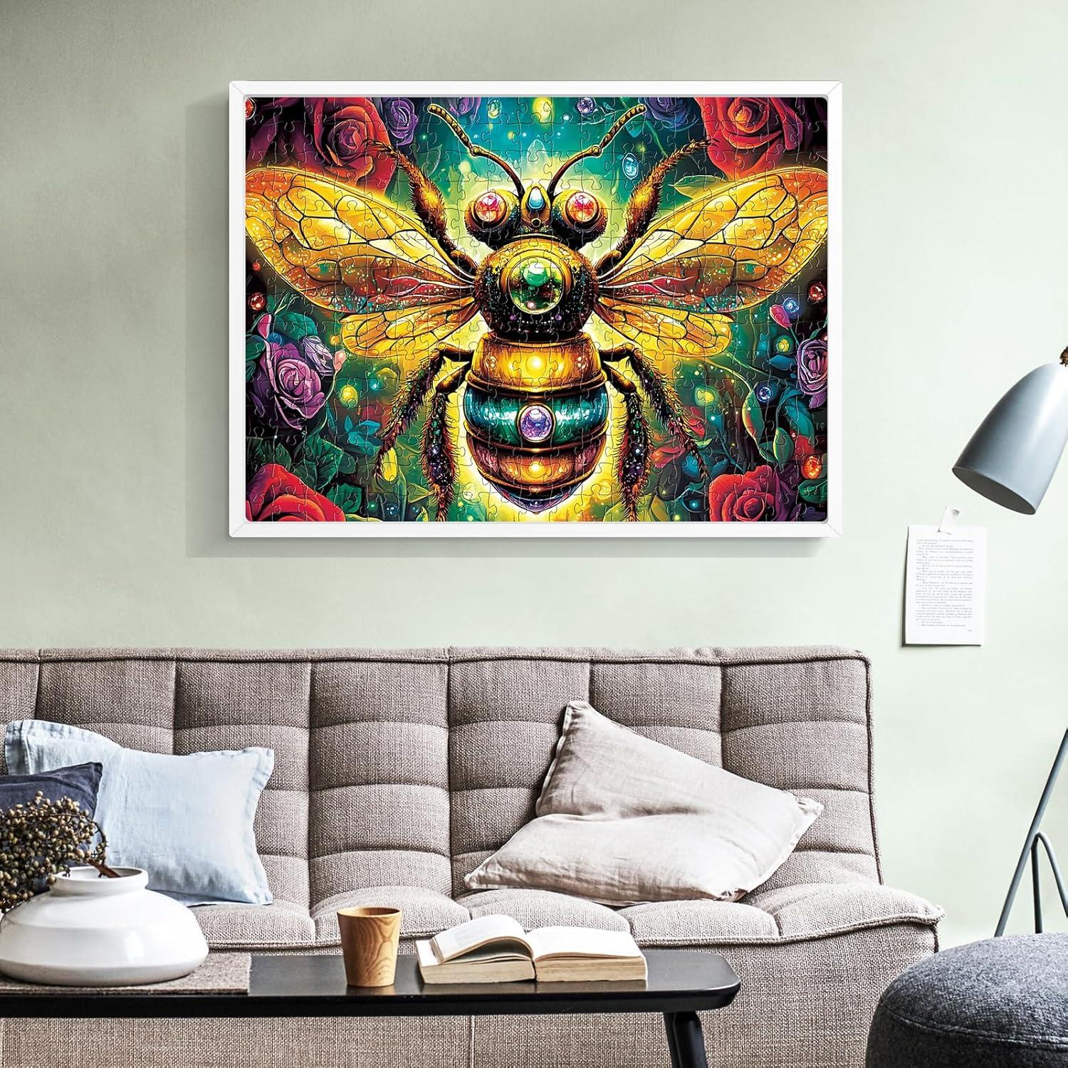 Rompecabezas de 300 Piezas Abeja DAGIRT 52.1x38.1cm Cartón Reciclado