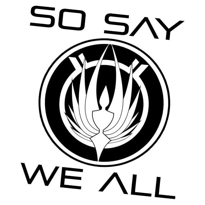 Calcomanía de Vinilo Battlestar Galactica Serpiente 15x23cm