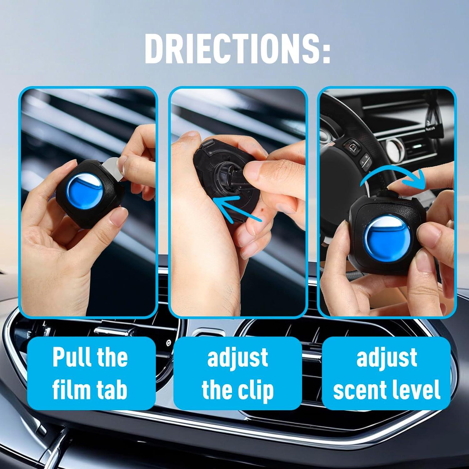 Ambientador de Auto Xcleen Aroma Oceánico Clip Ventilación