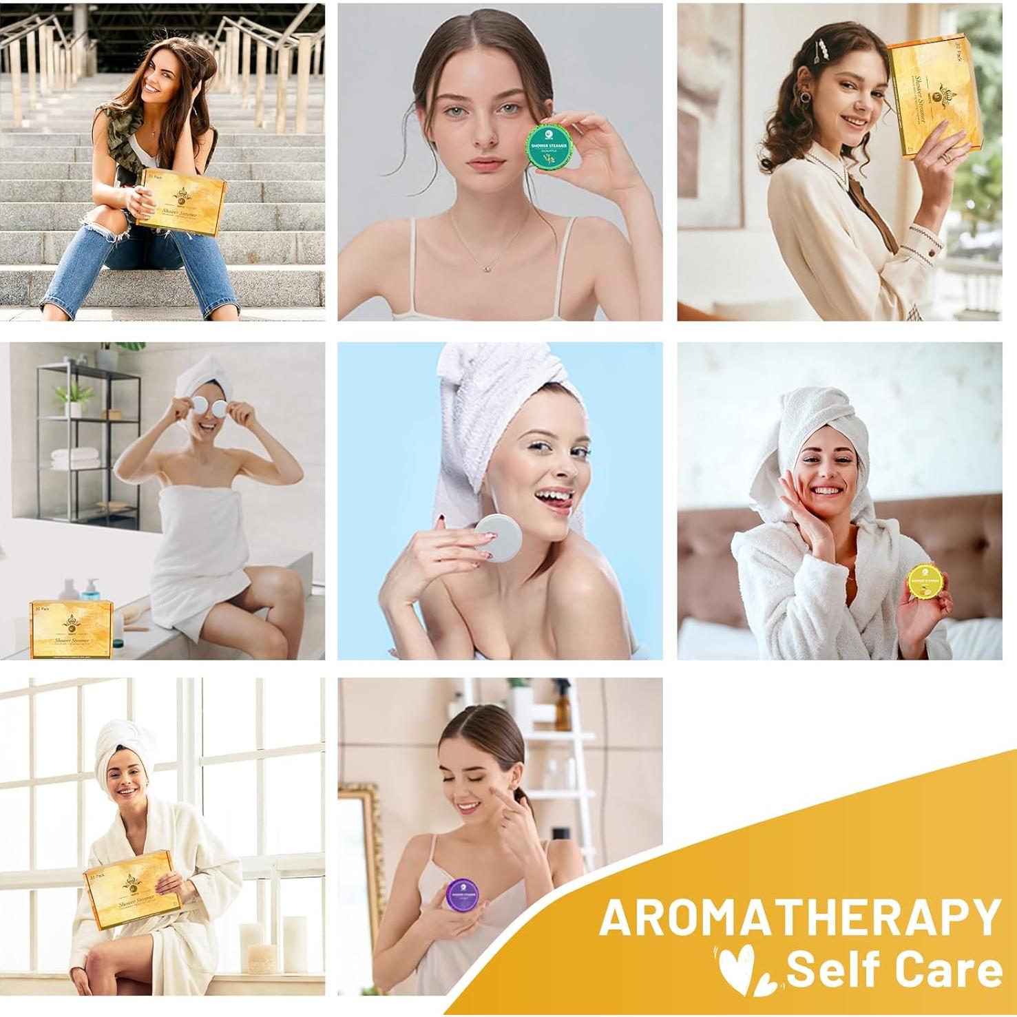 Bombas de Vapor para Ducha Aromaterapia MR MIRYE - 30 Unidades