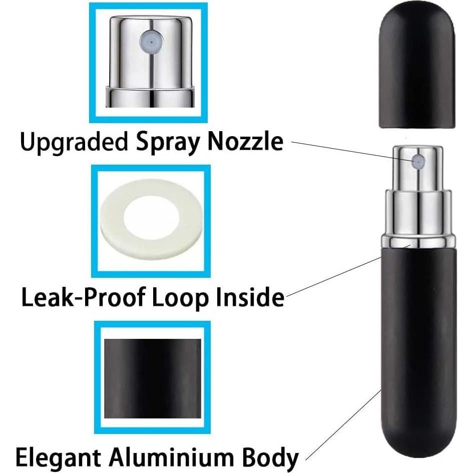 Atomizadores de Perfume Recargables SHxxyljh 5ml 3 Piezas